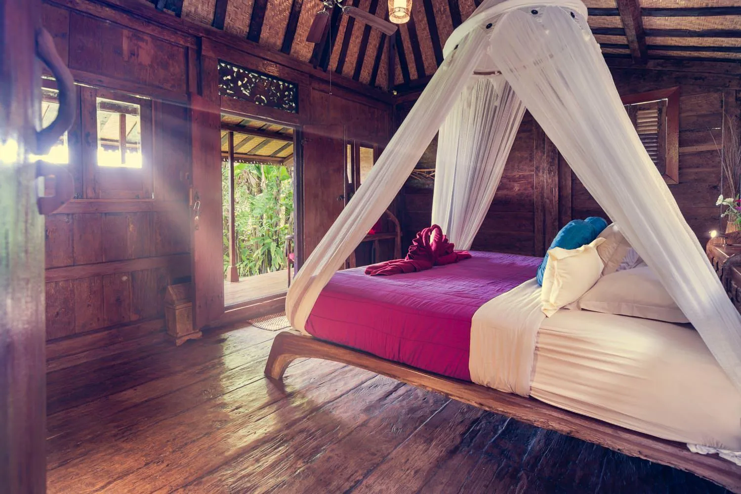 Bedroom, Bed in Dragonfly Village