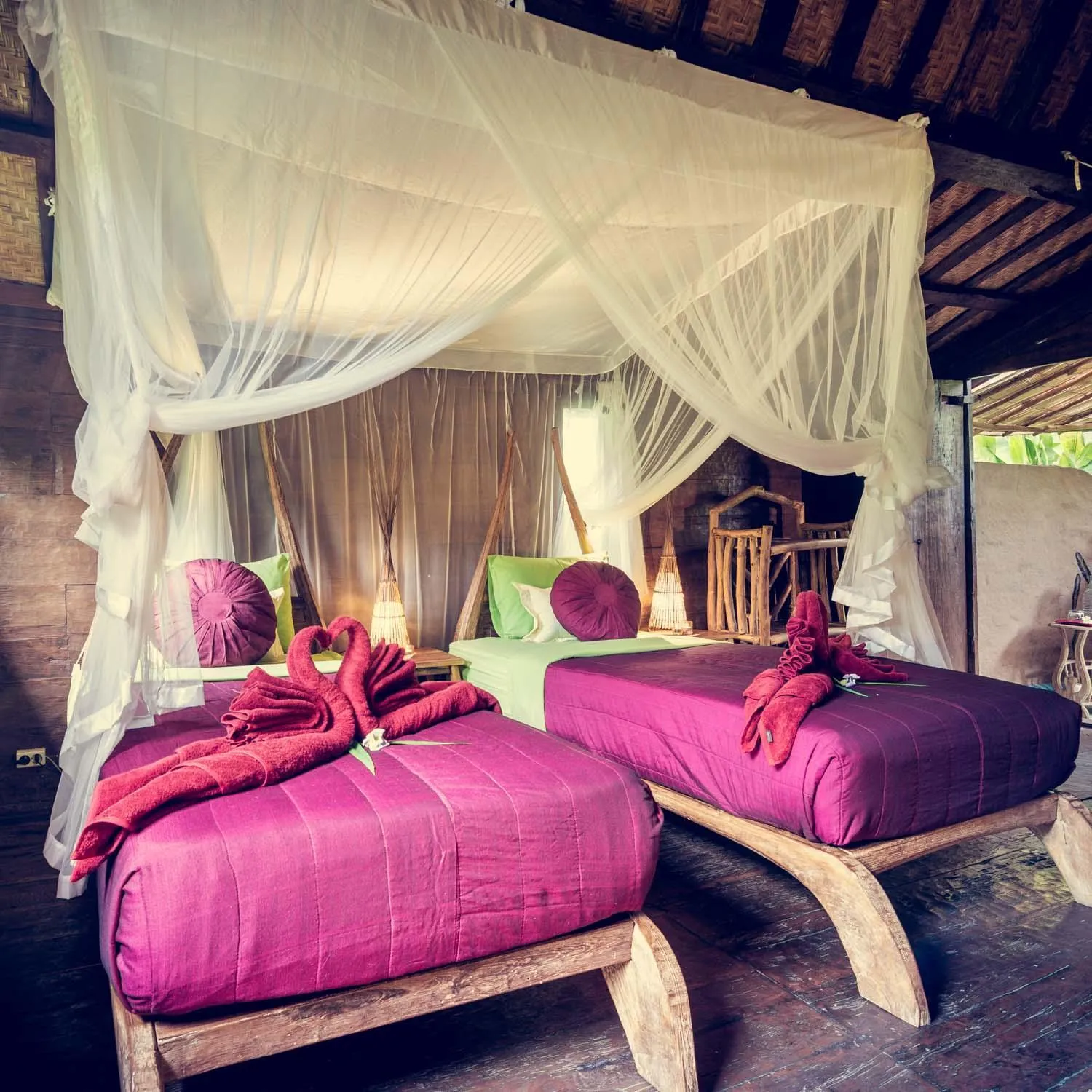 Bed in Dragonfly Village