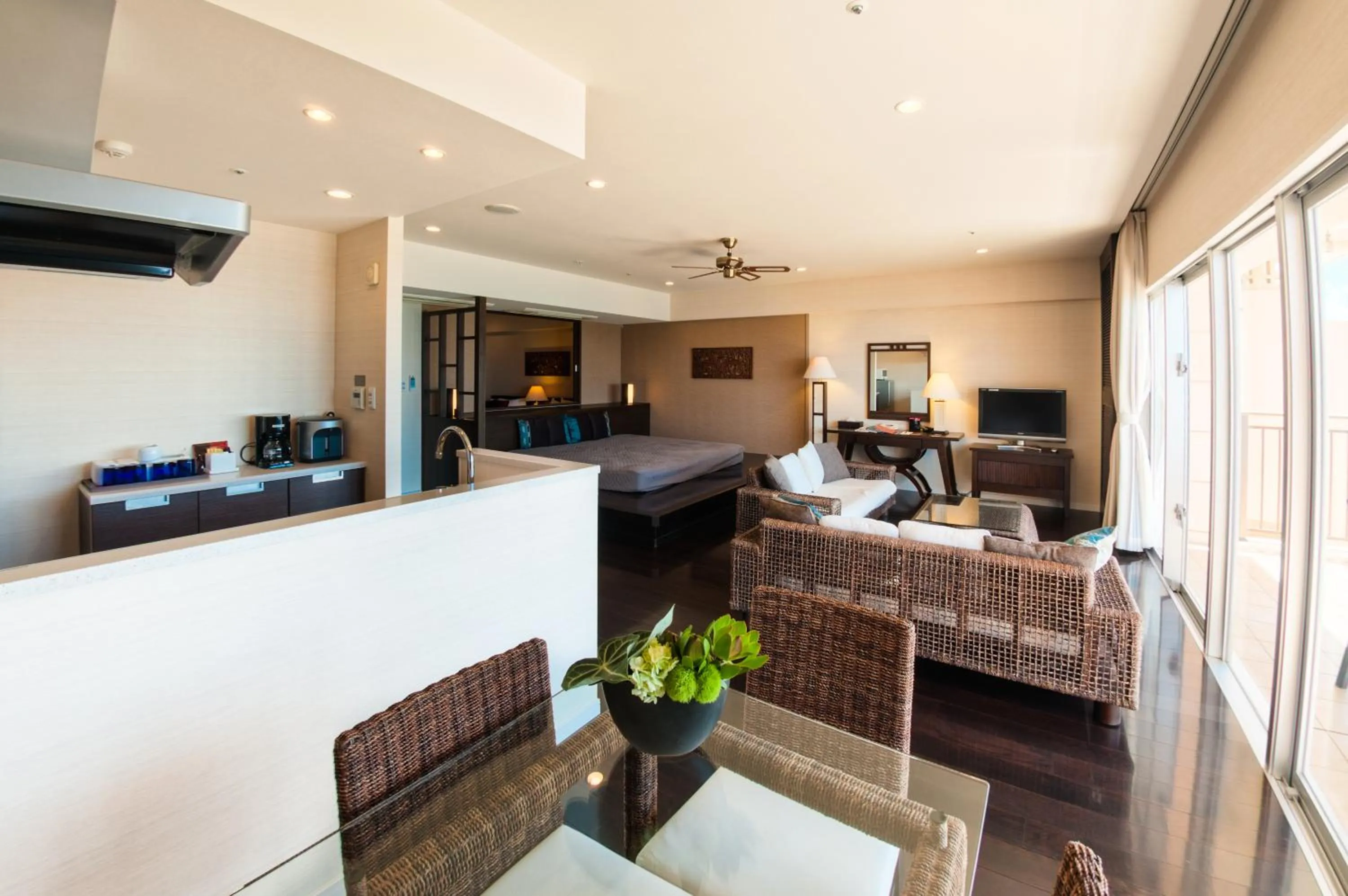 Photo of the whole room in Kafuu Resort Fuchaku Condo Hotel