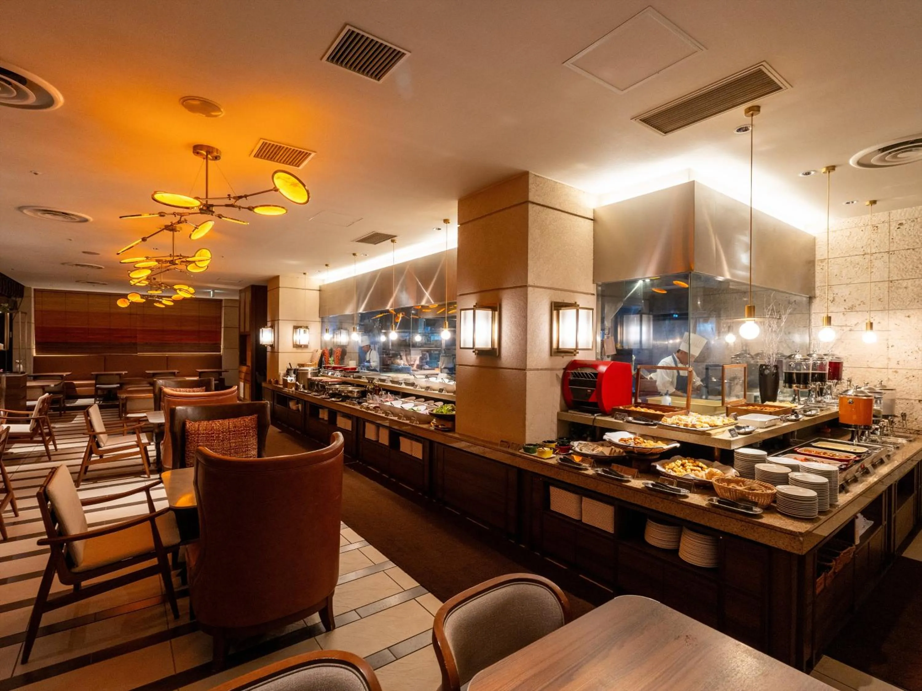 Buffet breakfast in Kafuu Resort Fuchaku Condo Hotel