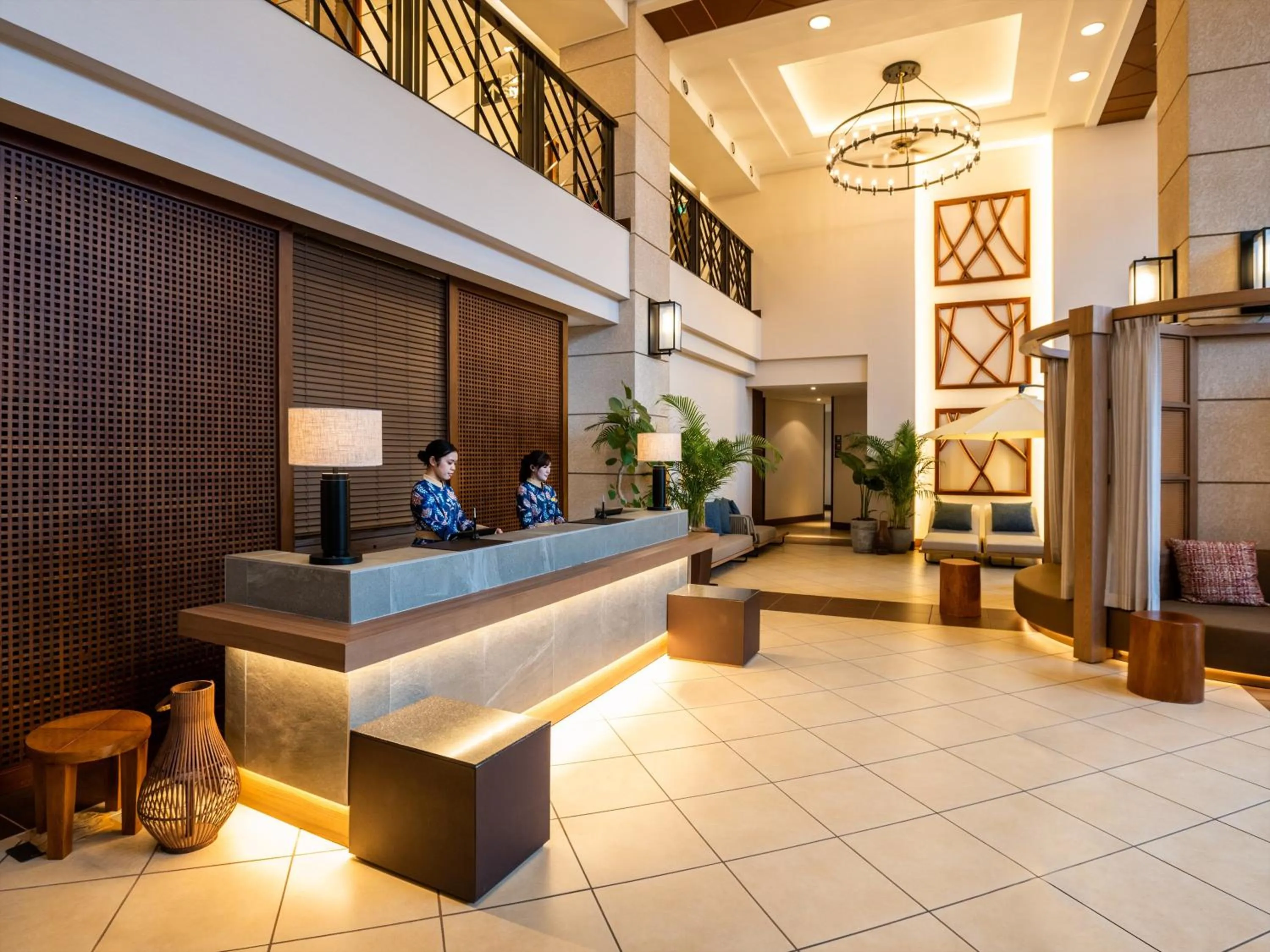 Lobby or reception in Kafuu Resort Fuchaku Condo Hotel