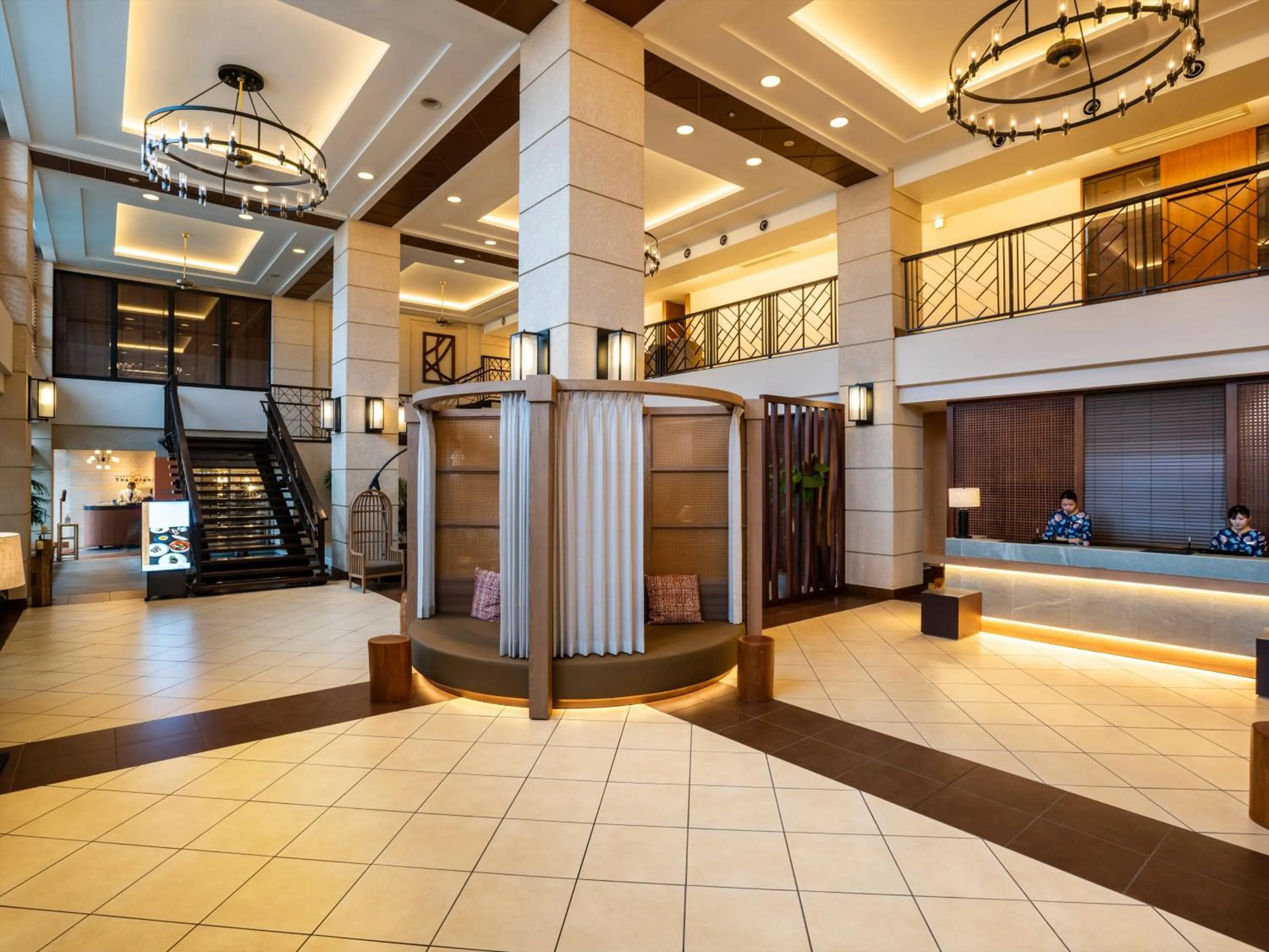 Lobby or reception in Kafuu Resort Fuchaku Condo Hotel