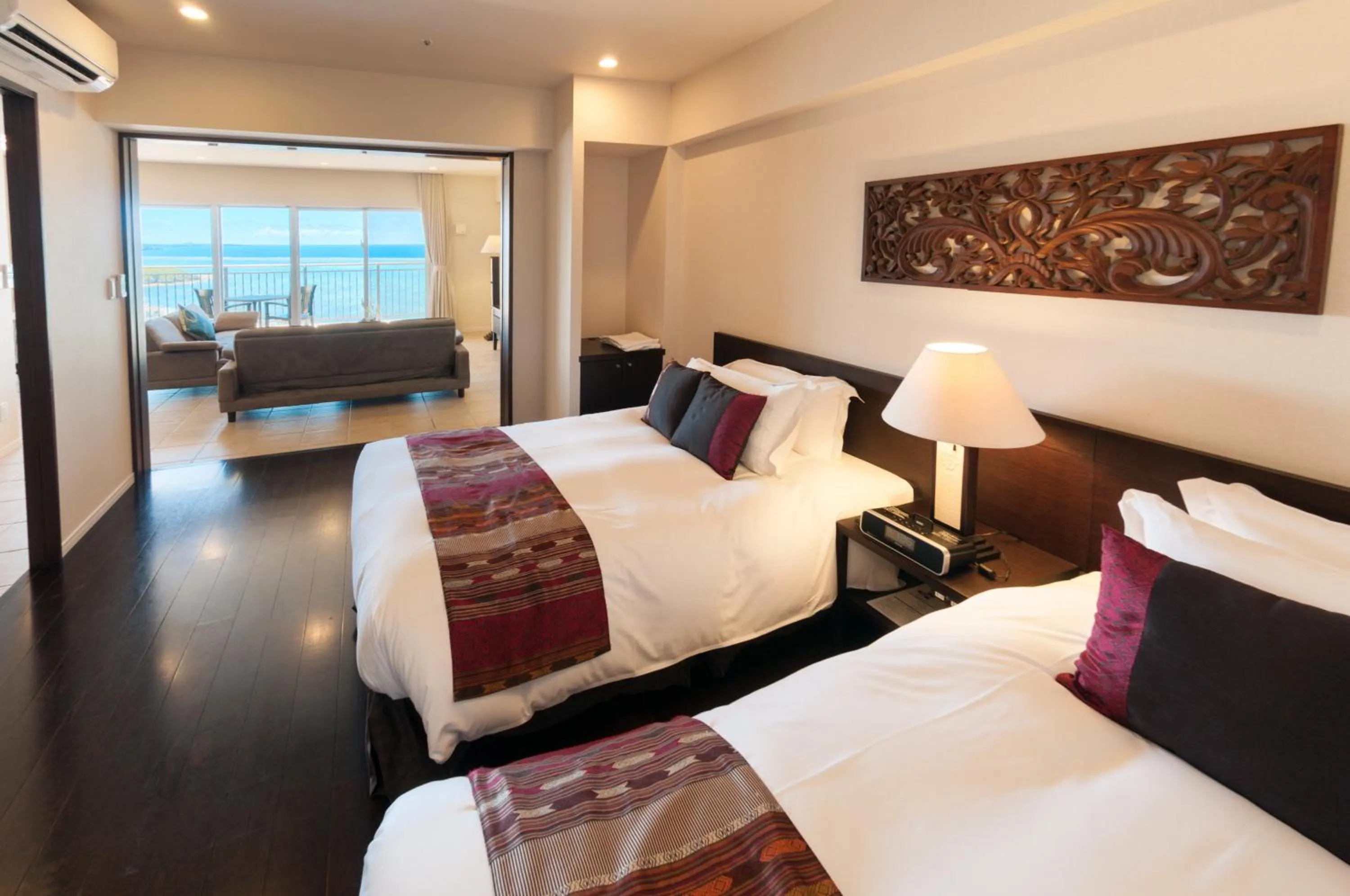 Photo of the whole room, Bed in Kafuu Resort Fuchaku Condo Hotel