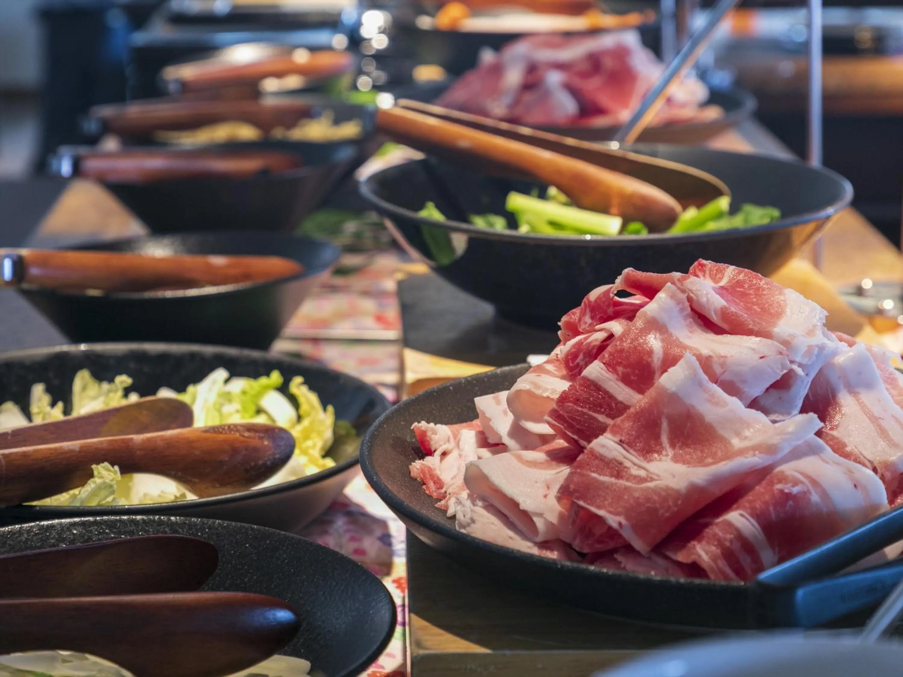 Buffet breakfast in Kafuu Resort Fuchaku Condo Hotel