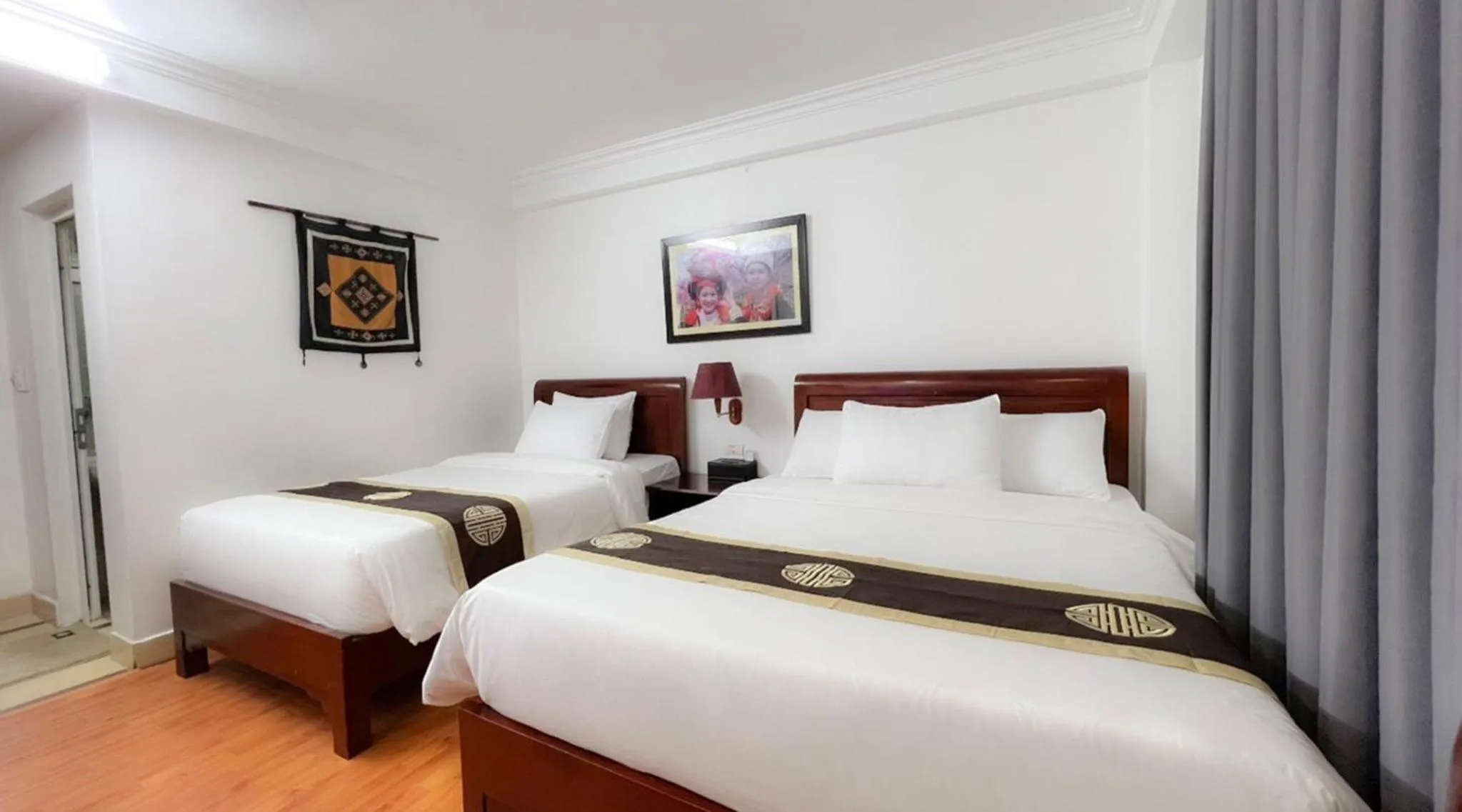 Bed in Sapa Lake View Hotel