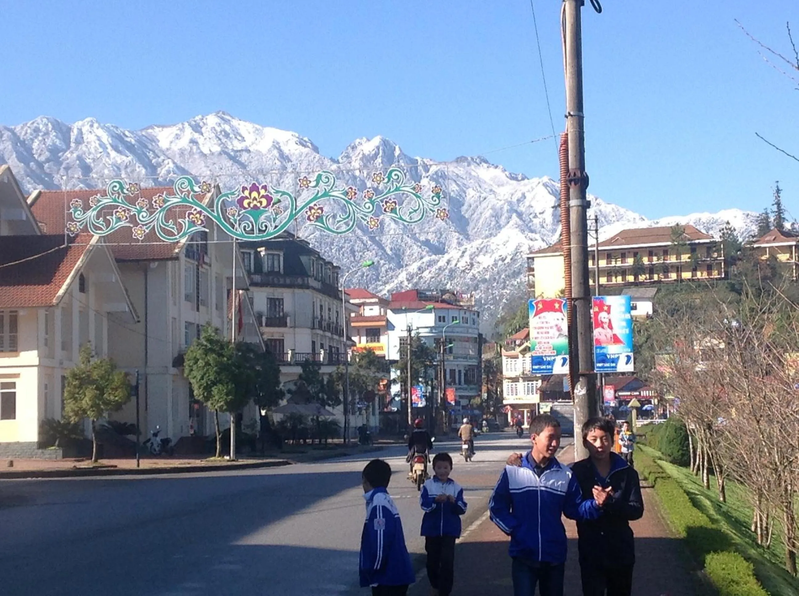 City view in Sapa Lake View Hotel