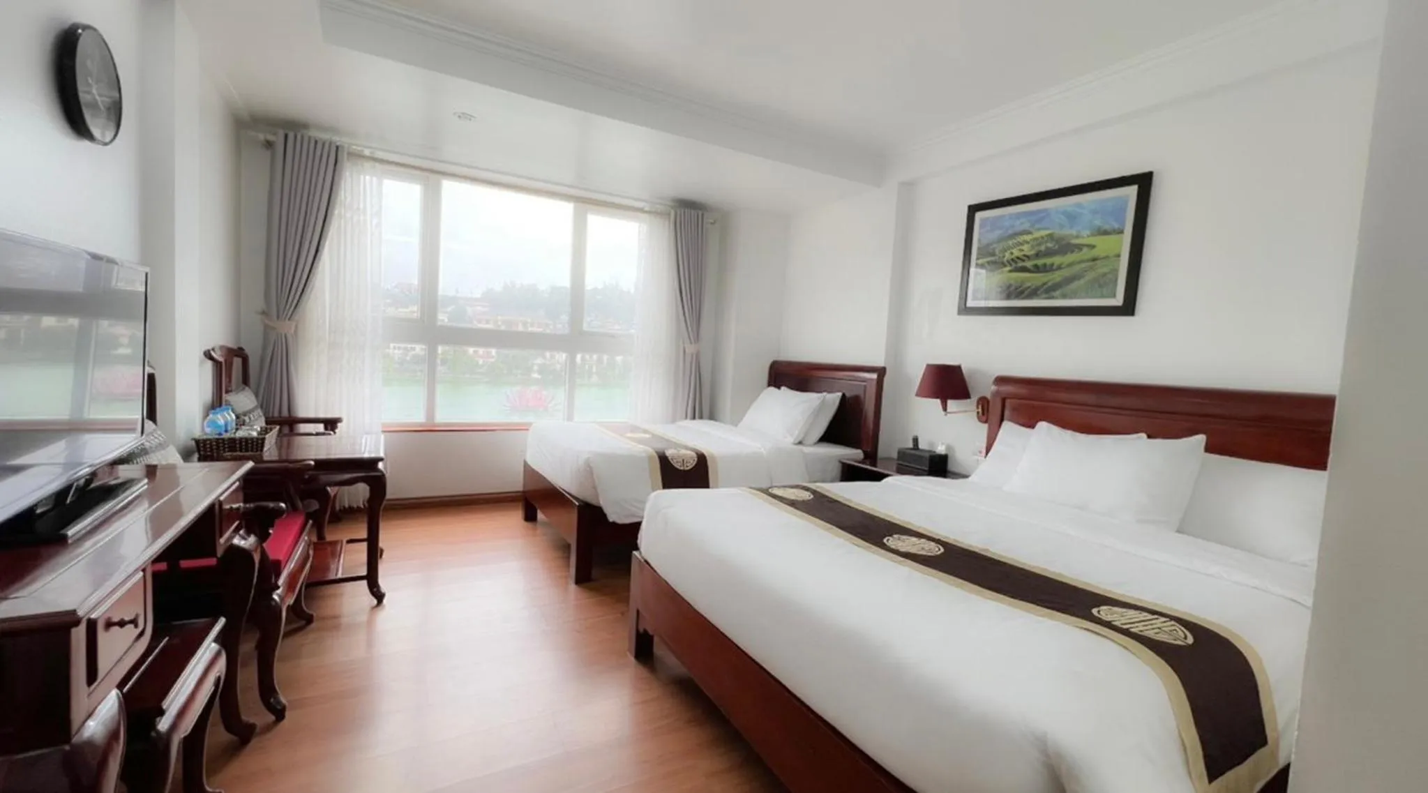 Bed in Sapa Lake View Hotel