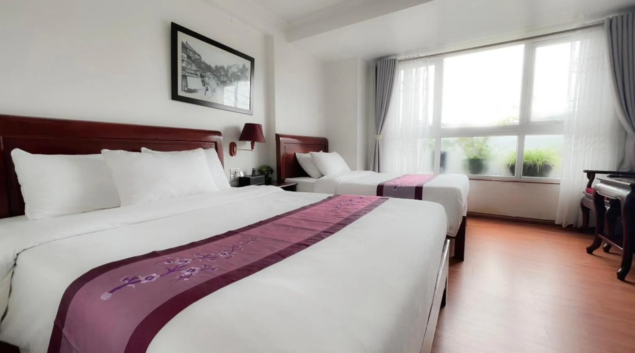 Bed in Sapa Lake View Hotel