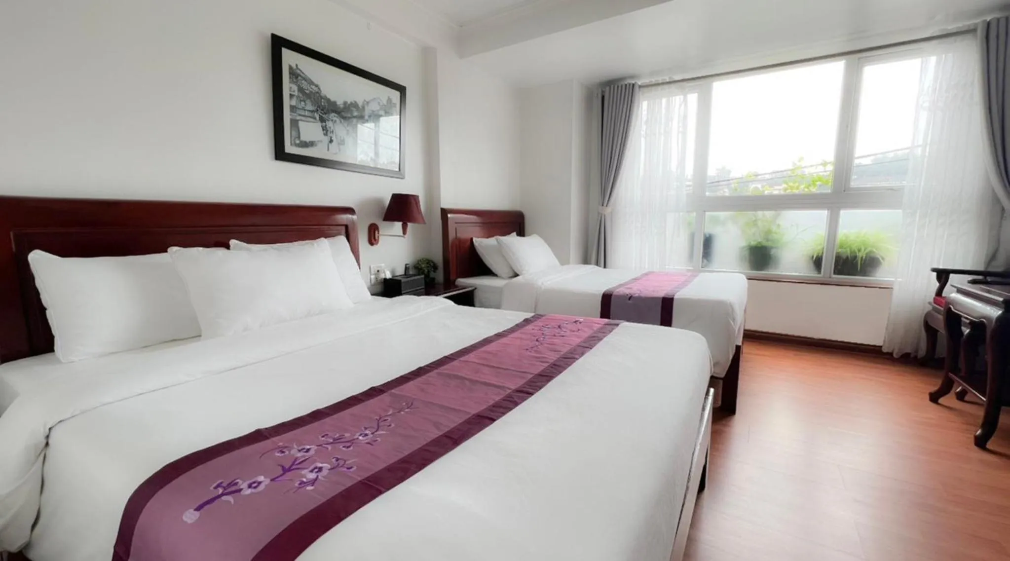 Bed in Sapa Lake View Hotel