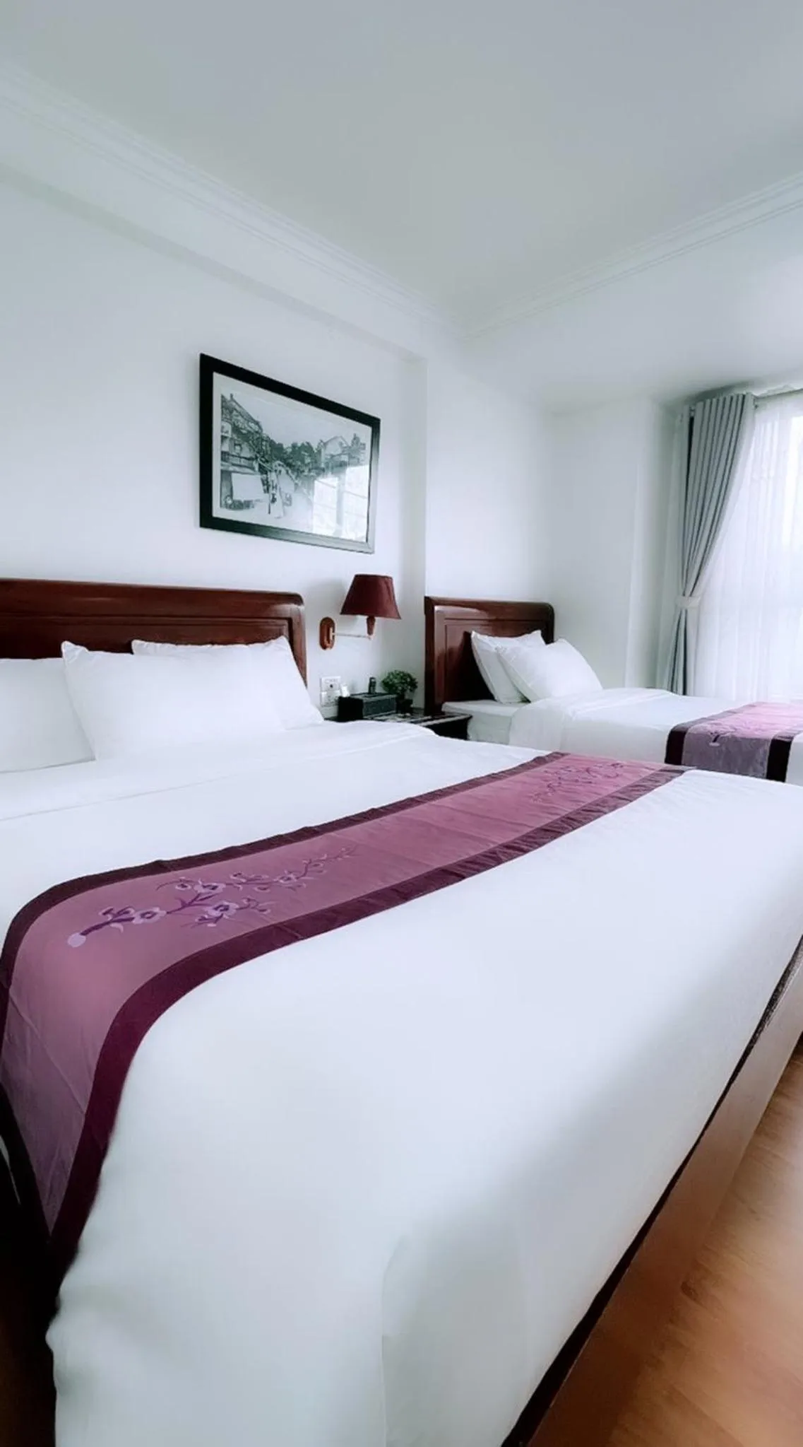 Bed in Sapa Lake View Hotel