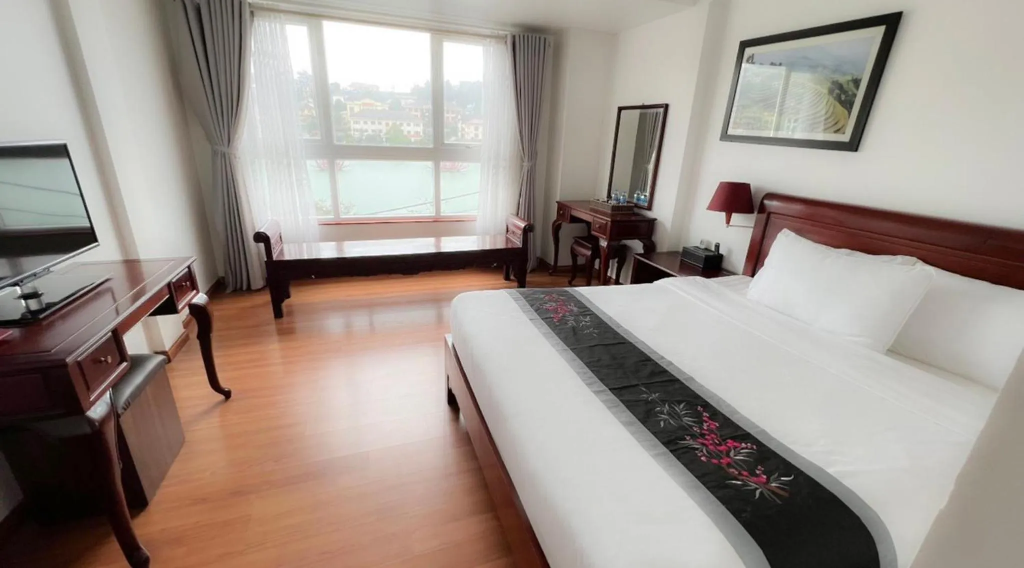 Bed in Sapa Lake View Hotel