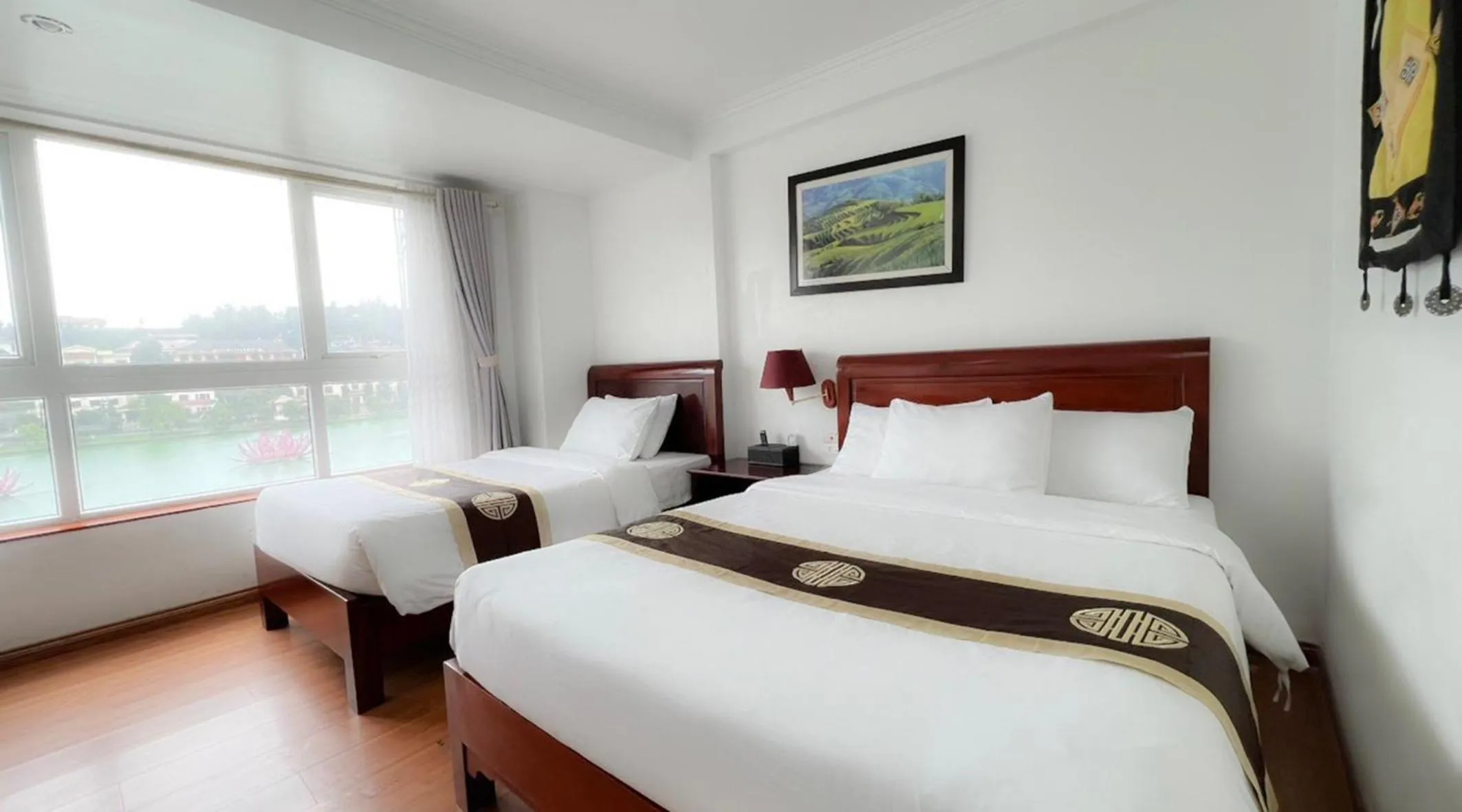 Bed in Sapa Lake View Hotel