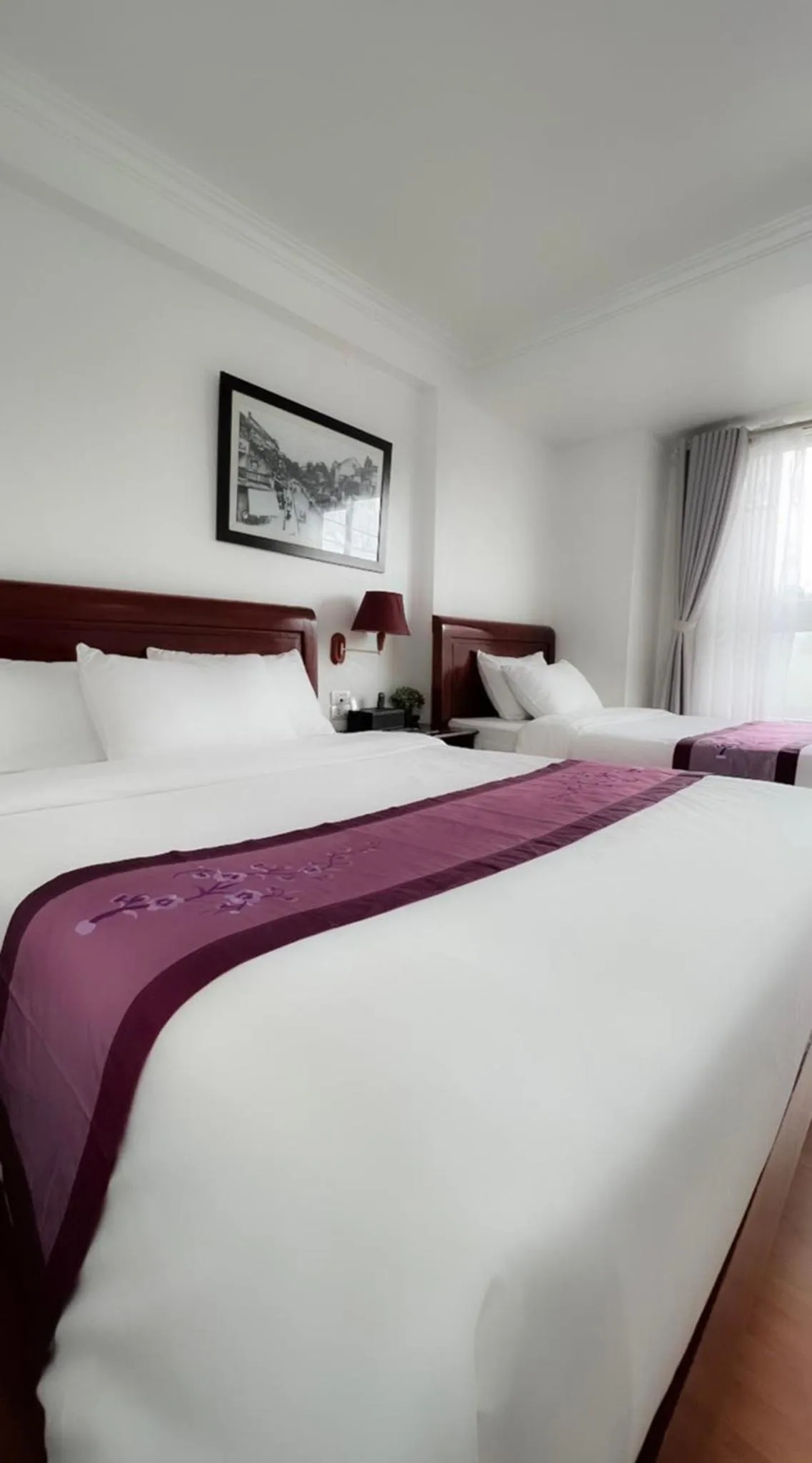 Bed in Sapa Lake View Hotel