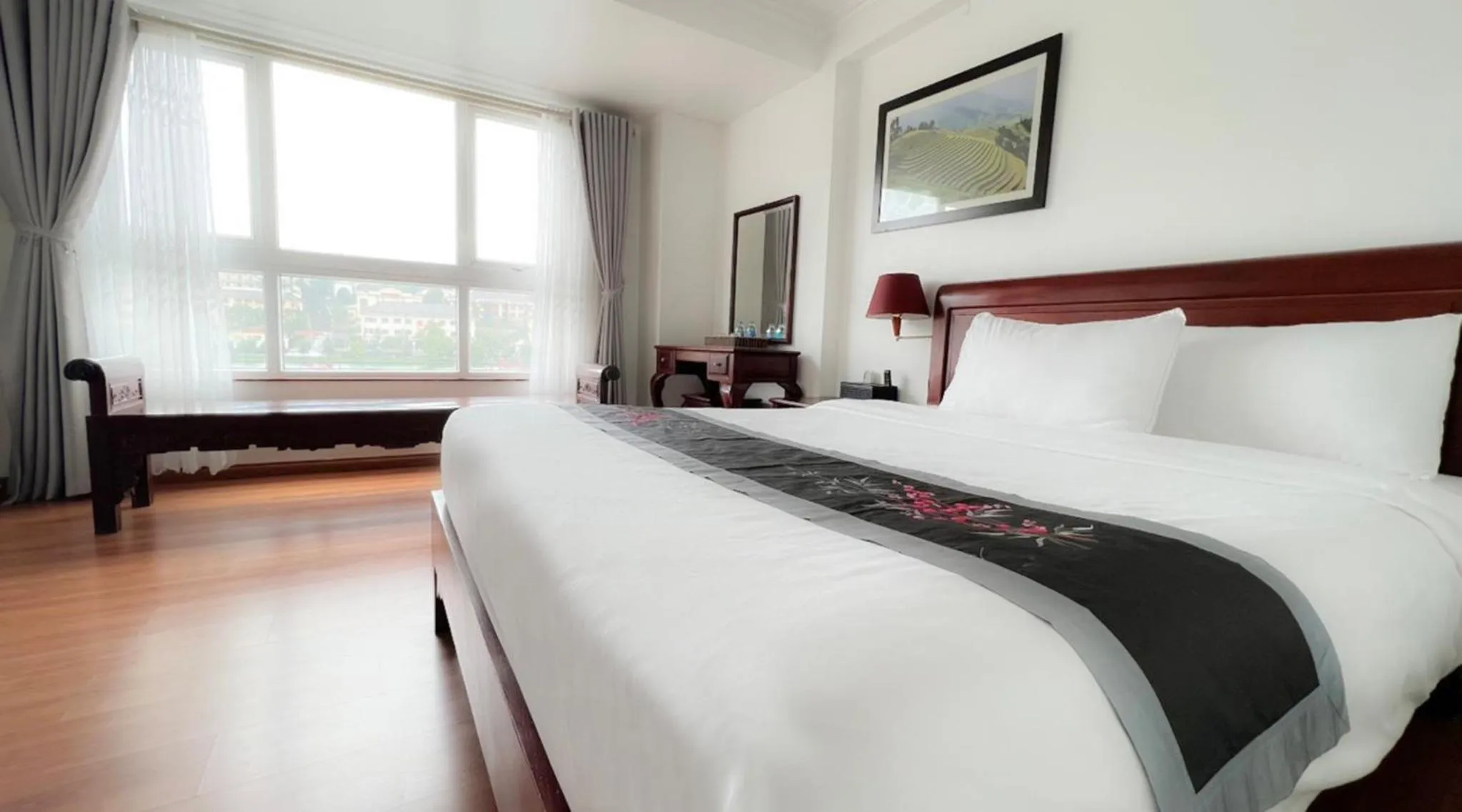 Bed in Sapa Lake View Hotel