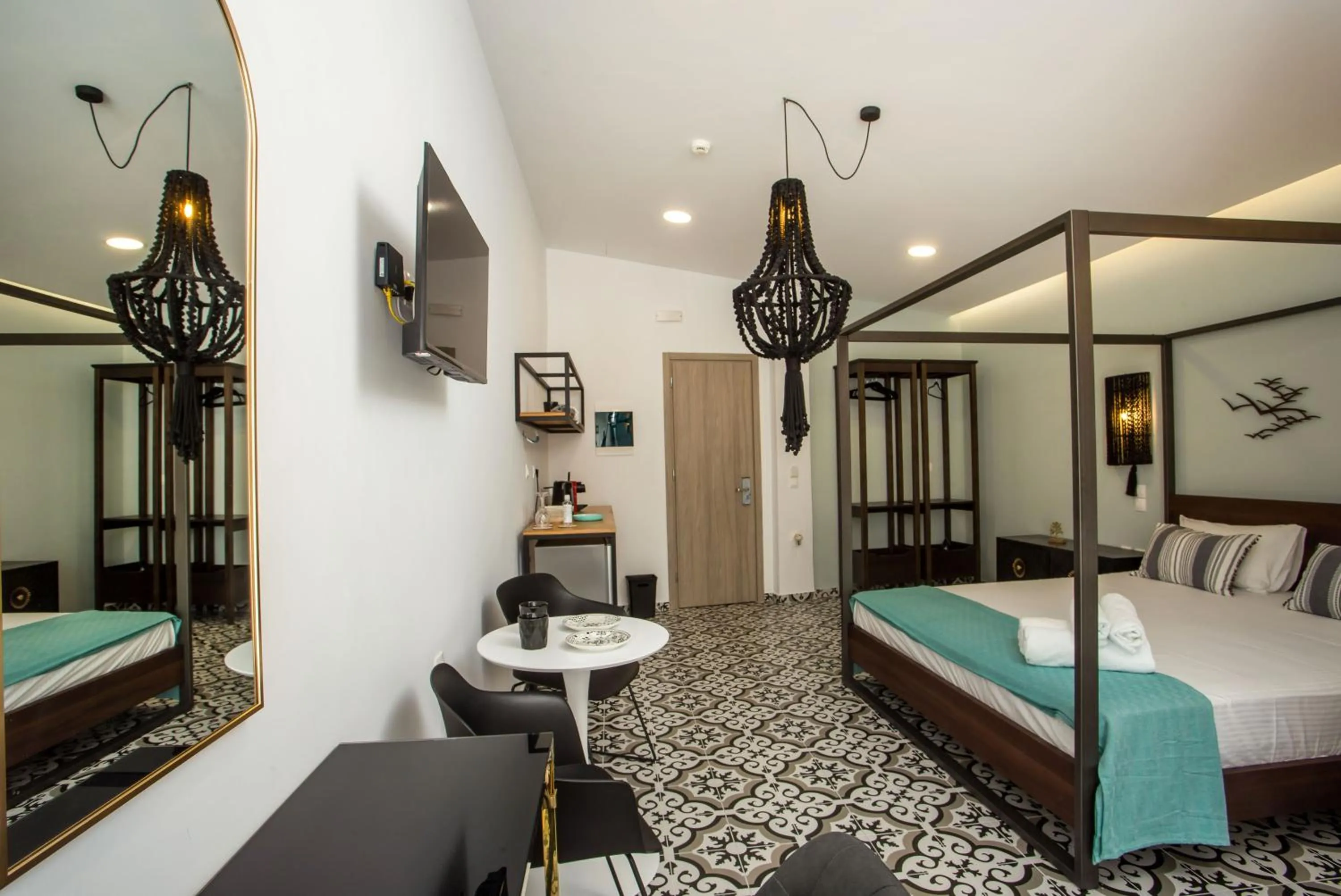 Bedroom, Bed in Marini Seaside