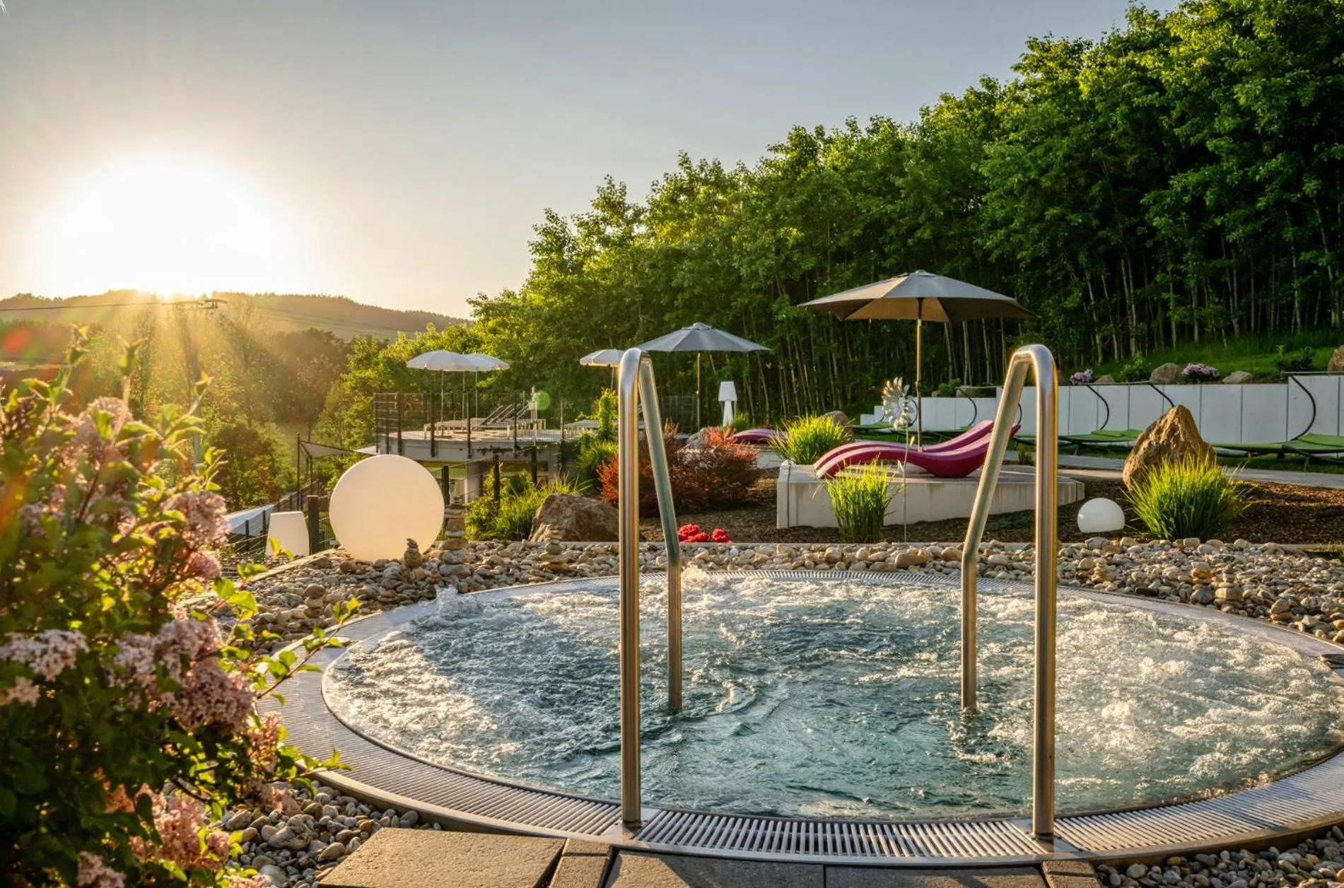Hot Tub in Hotel & SPA Reibener-Hof