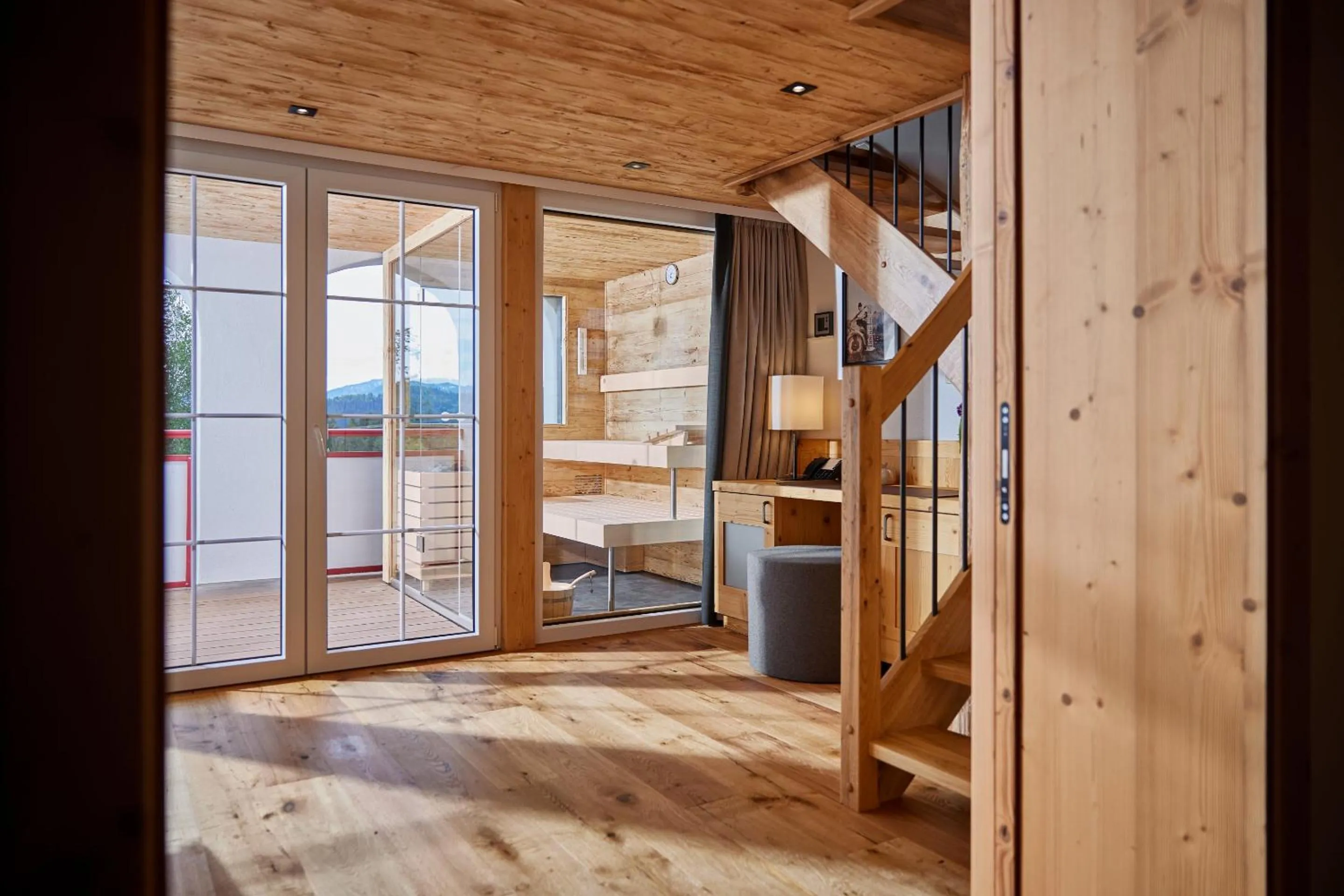 Sauna in Hanusel Hof Wellness & Genuss in Panoramalage