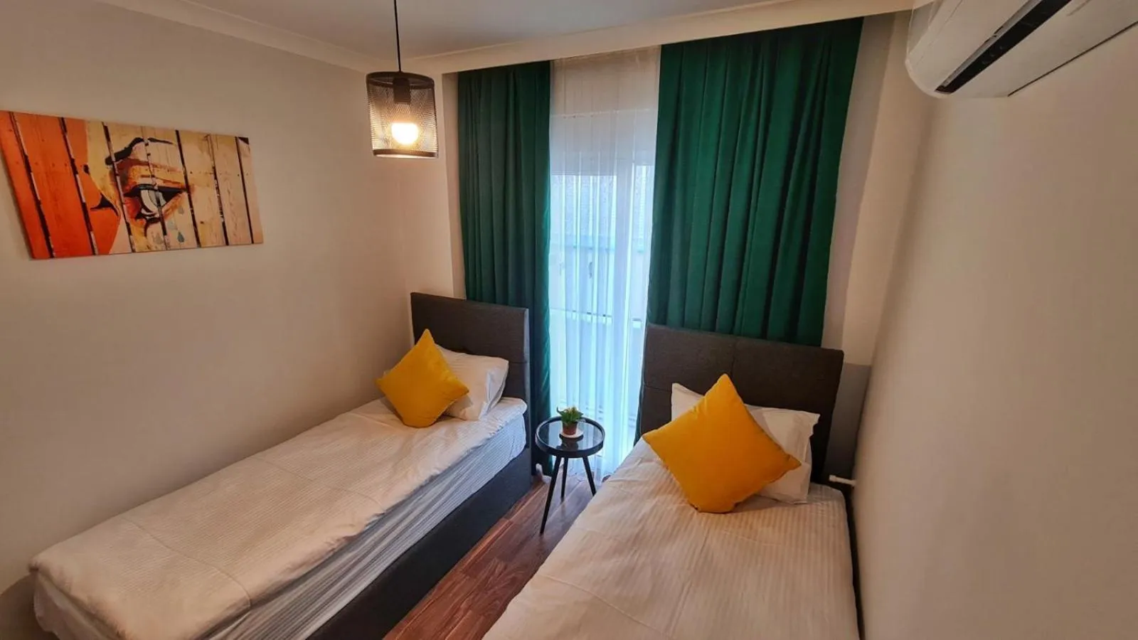 Bed in Letstay Sweet Home Yellow