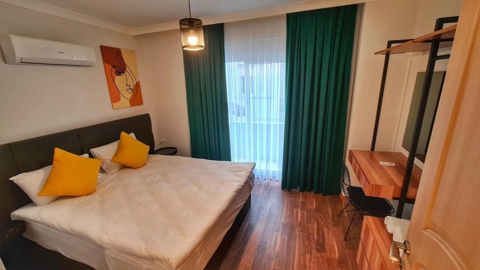 Bed in Letstay Sweet Home Yellow