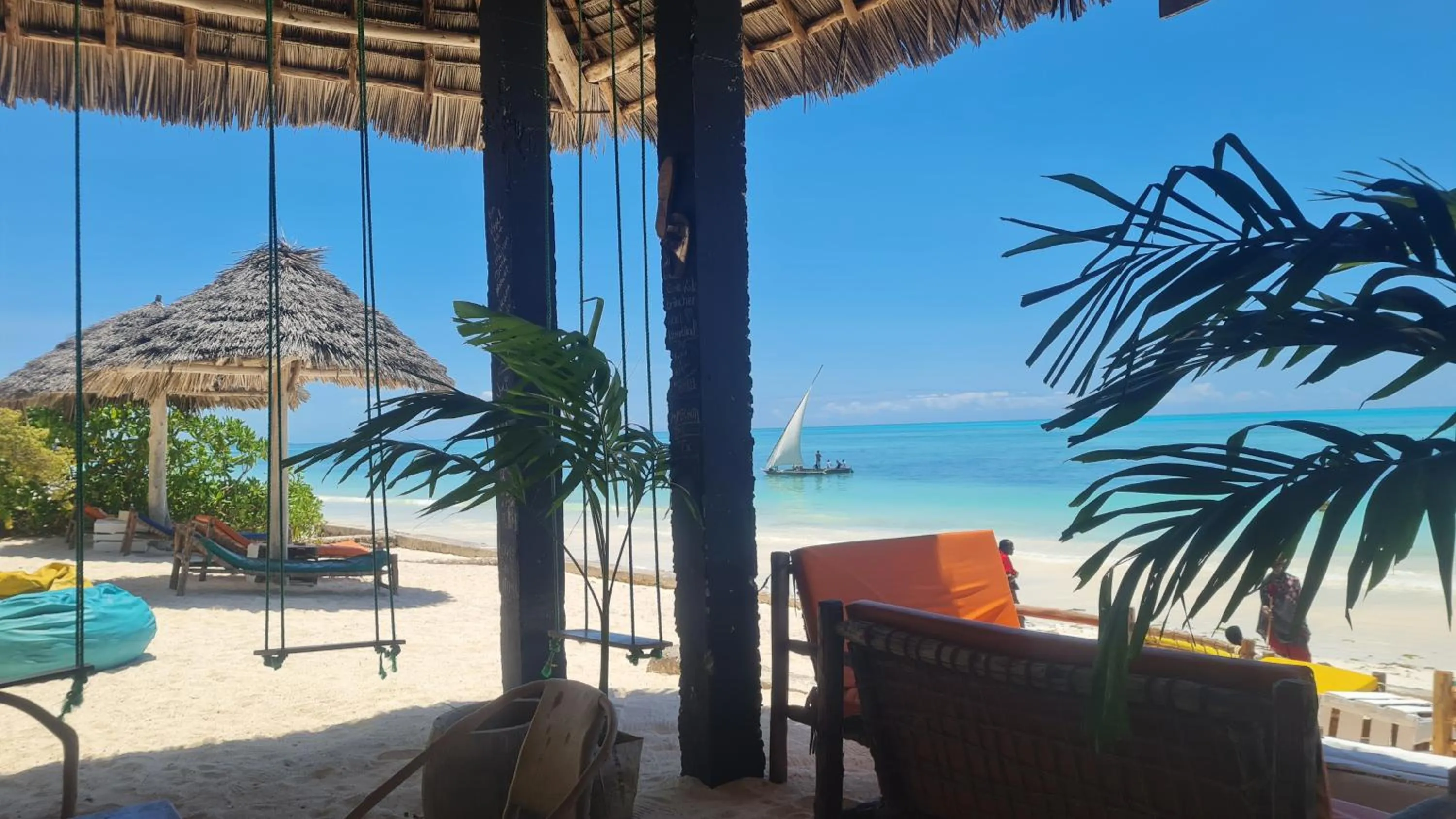 Lounge or bar in Garden Beach Bungalows Jambiani