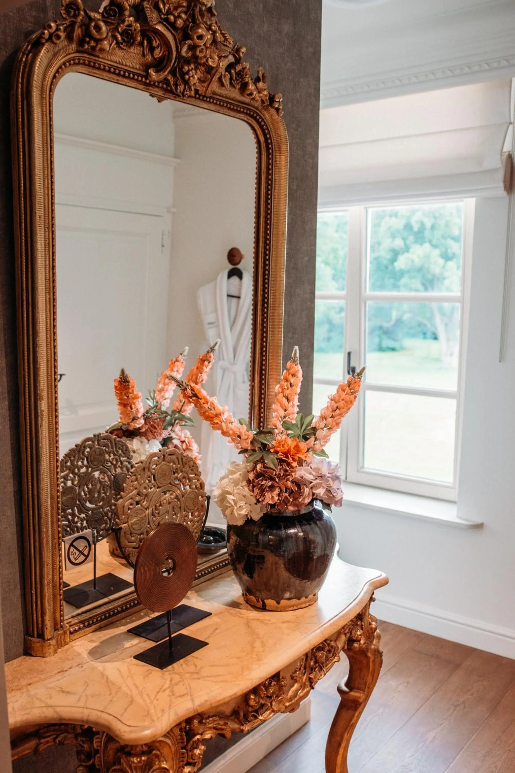 Decorative detail in B&B Maison Mairie Hasselt