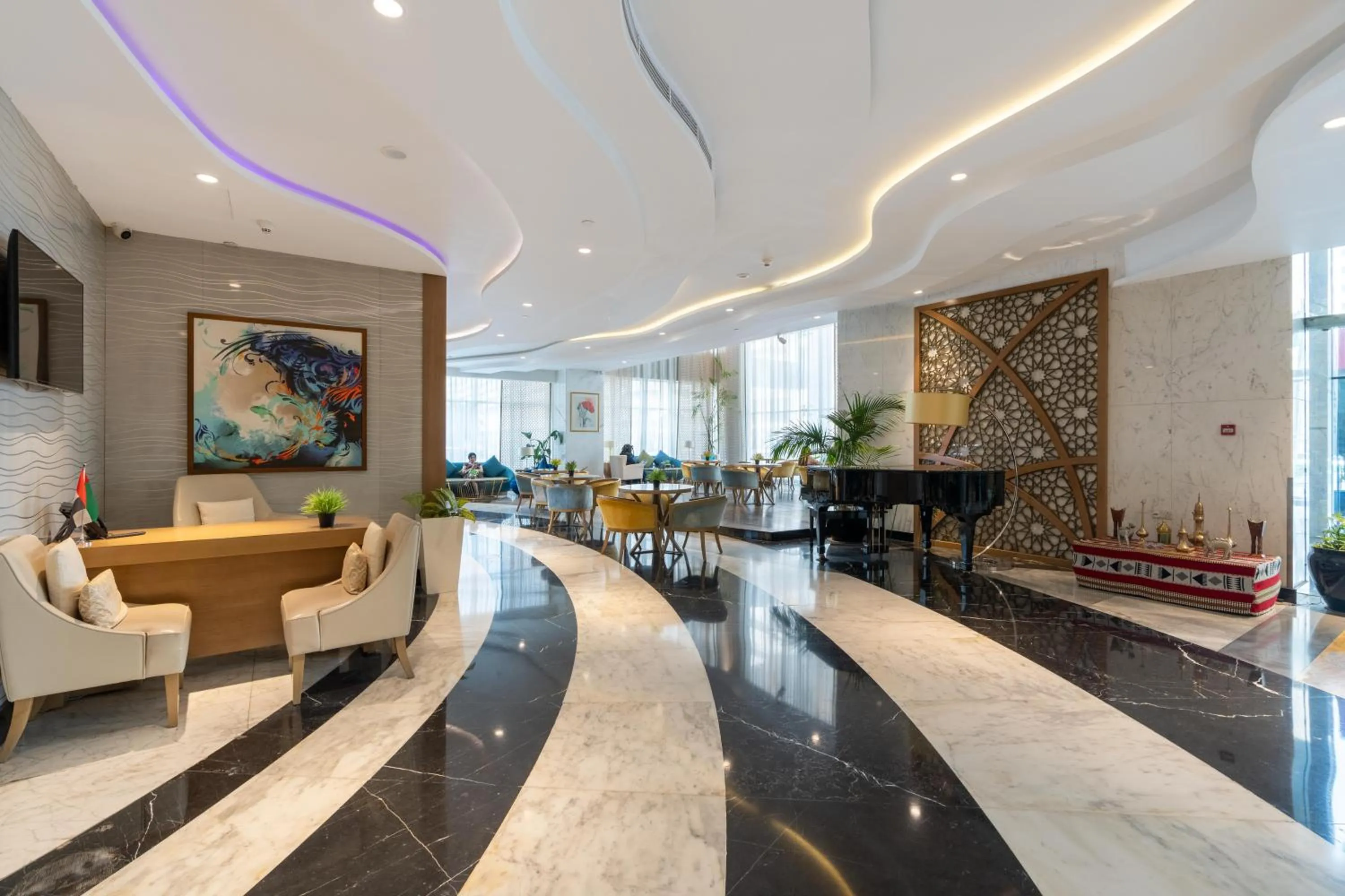 Lobby or reception in Samaya Hotel Deira