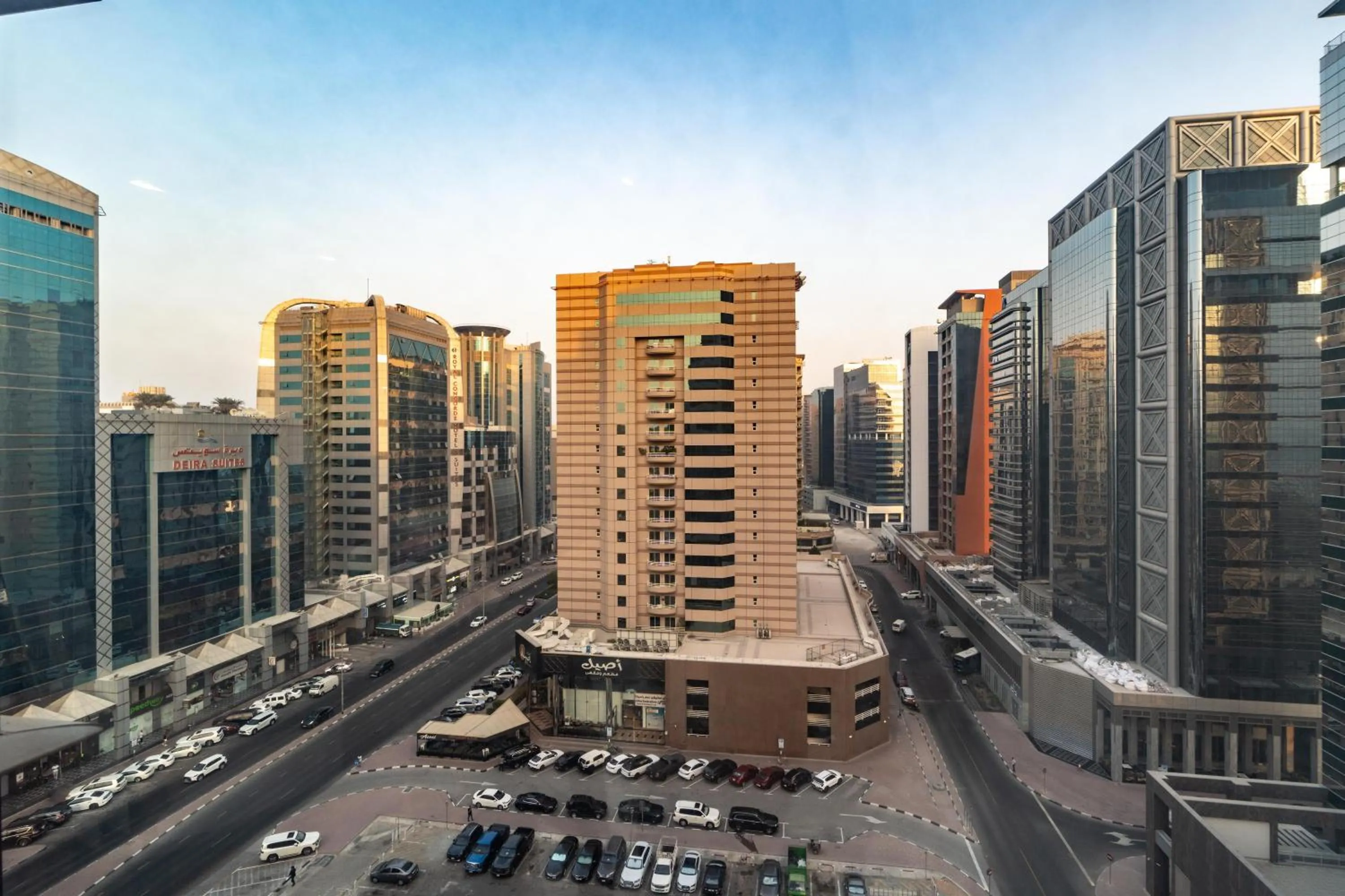 City view in Samaya Hotel Deira