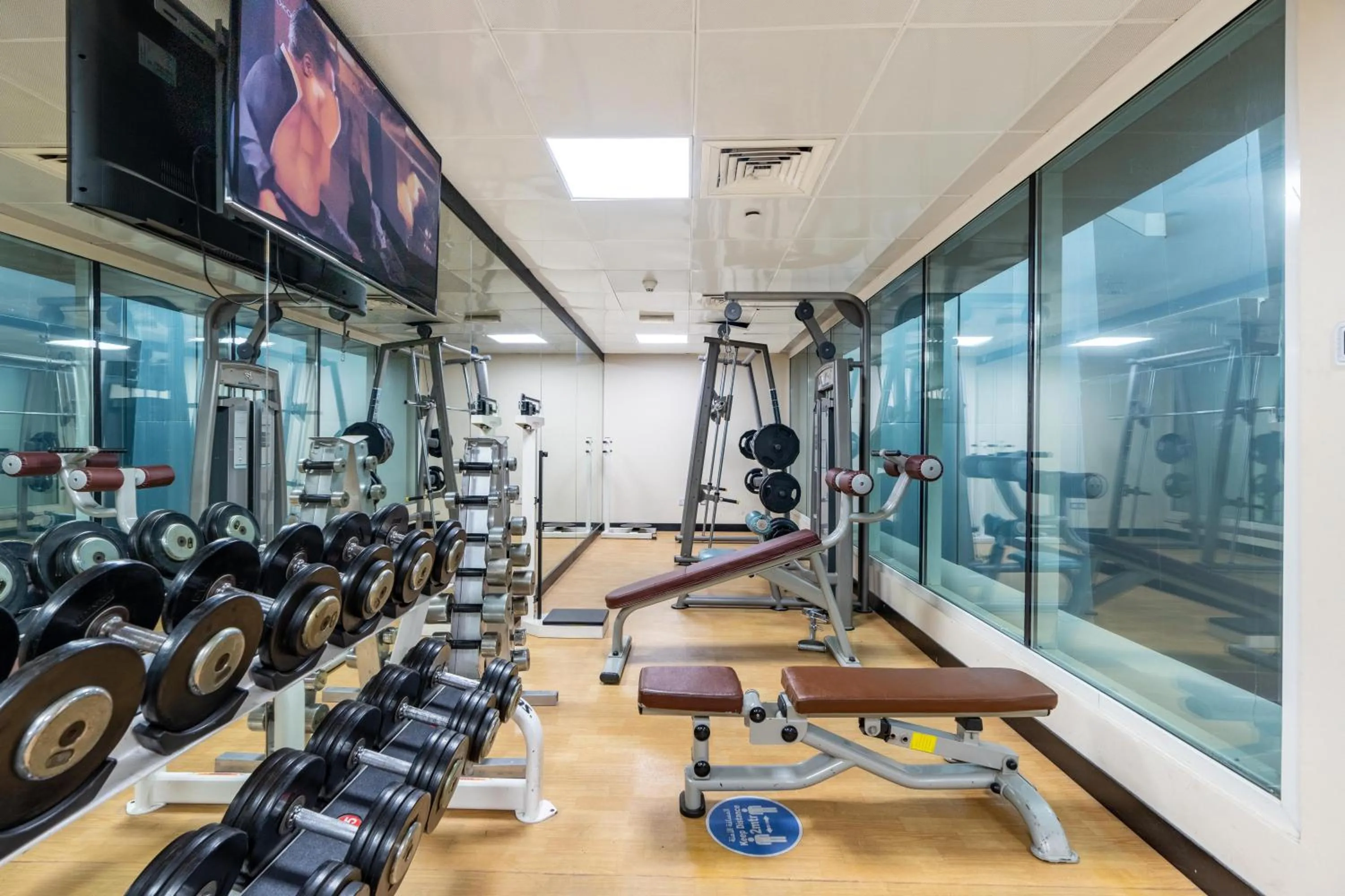 Fitness centre/facilities in Samaya Hotel Deira