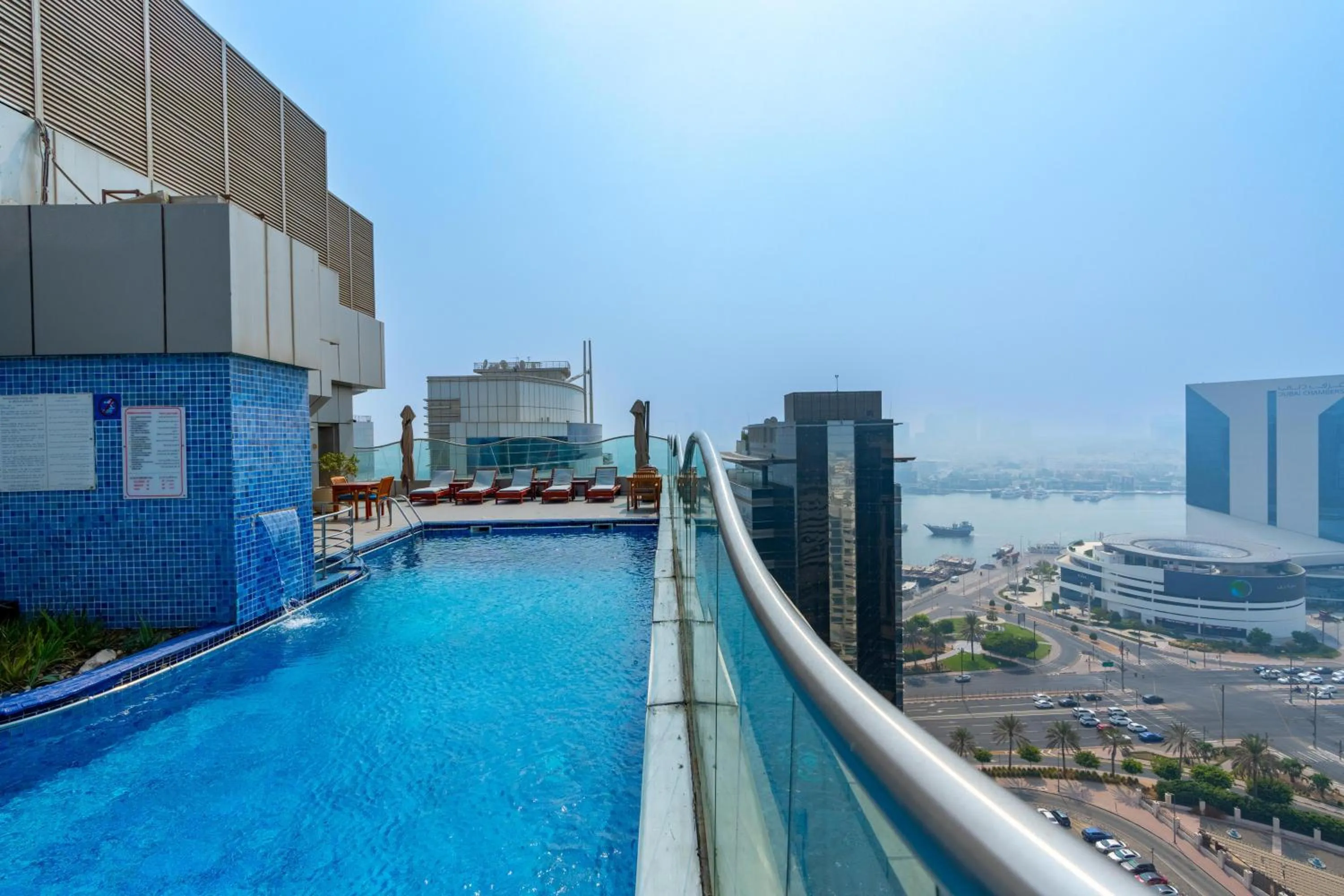 Swimming pool in Samaya Hotel Deira