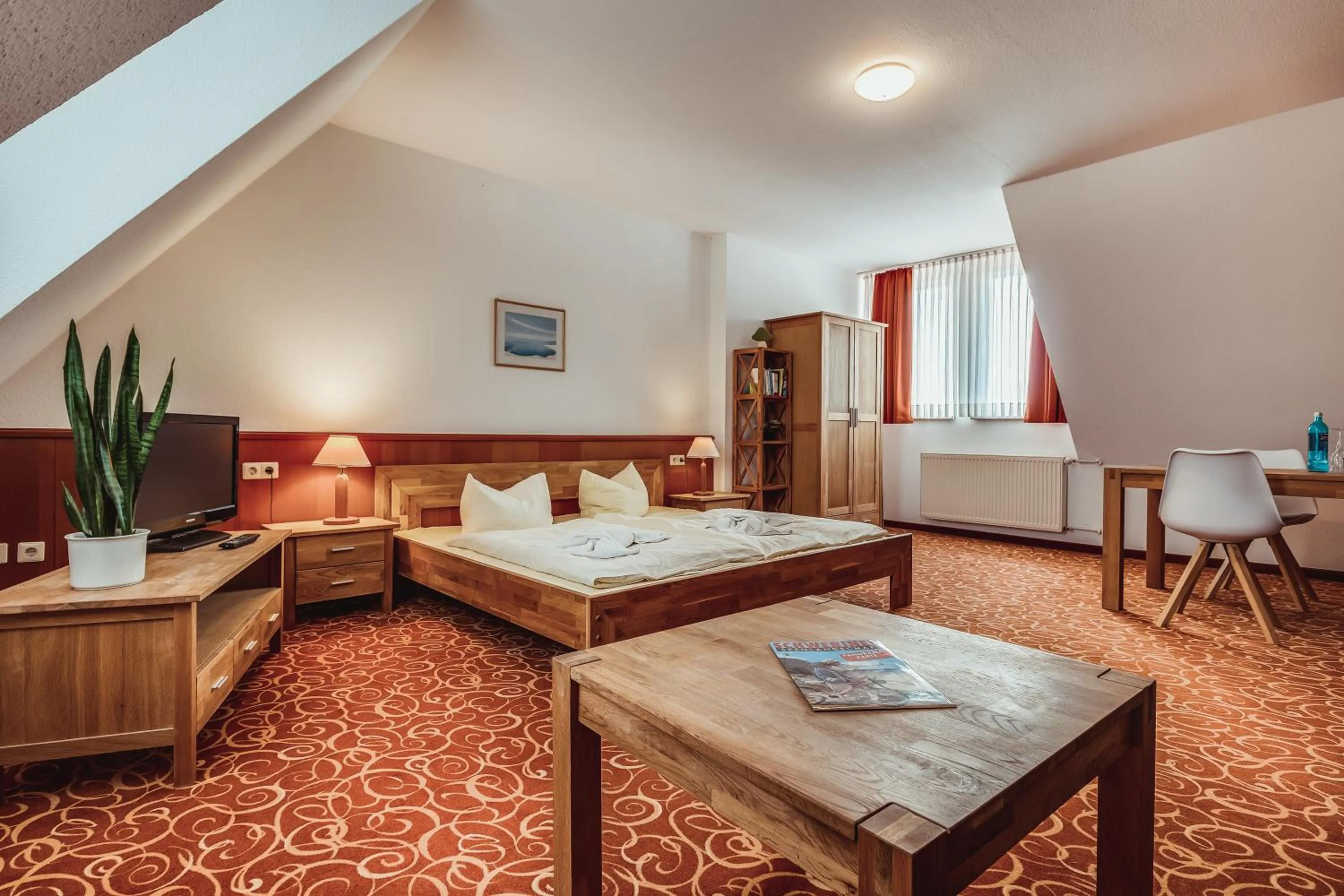 Bed in Landhotel Lewitz Mühle