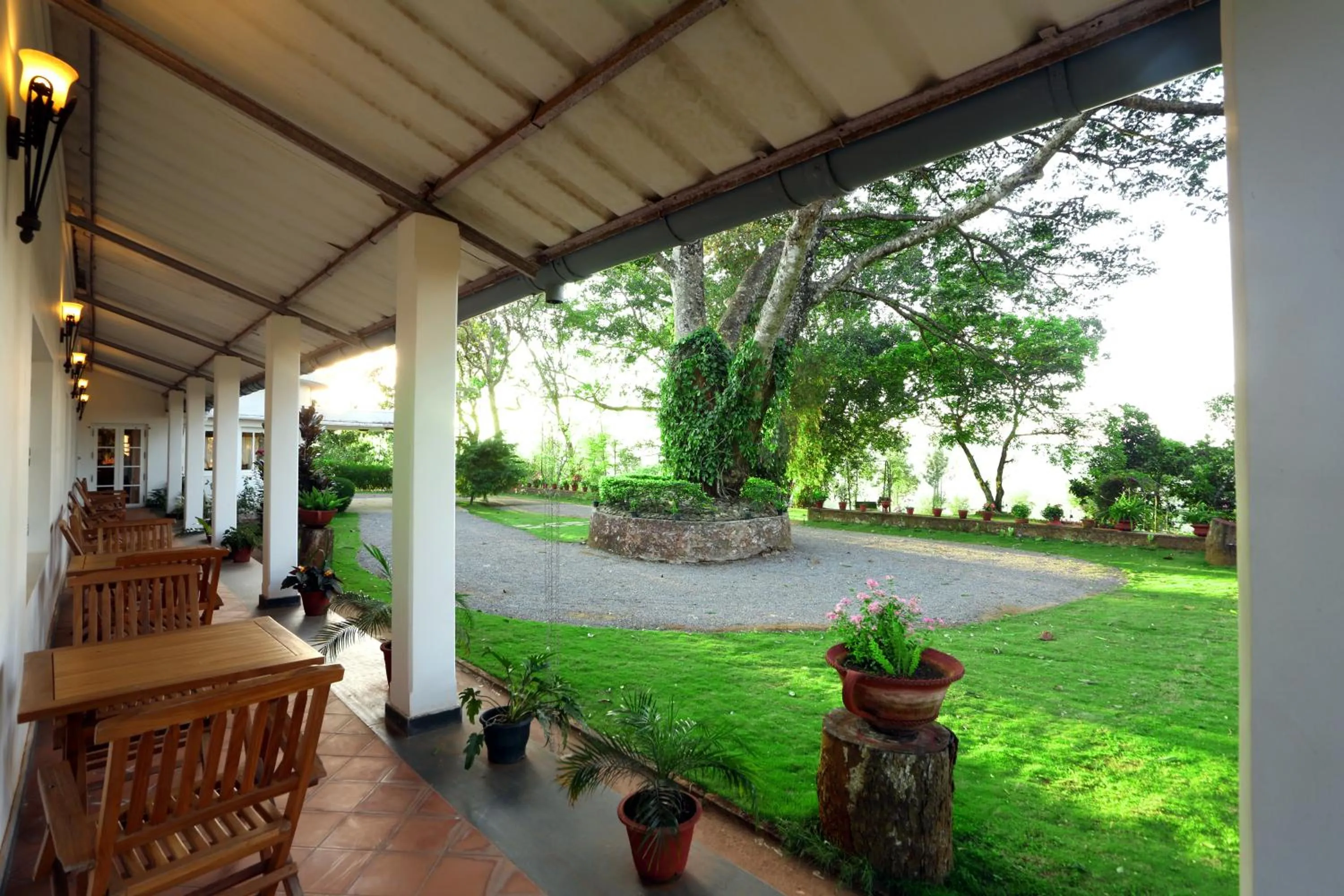 Seating area in Parisons Plantation Experiences by Abad