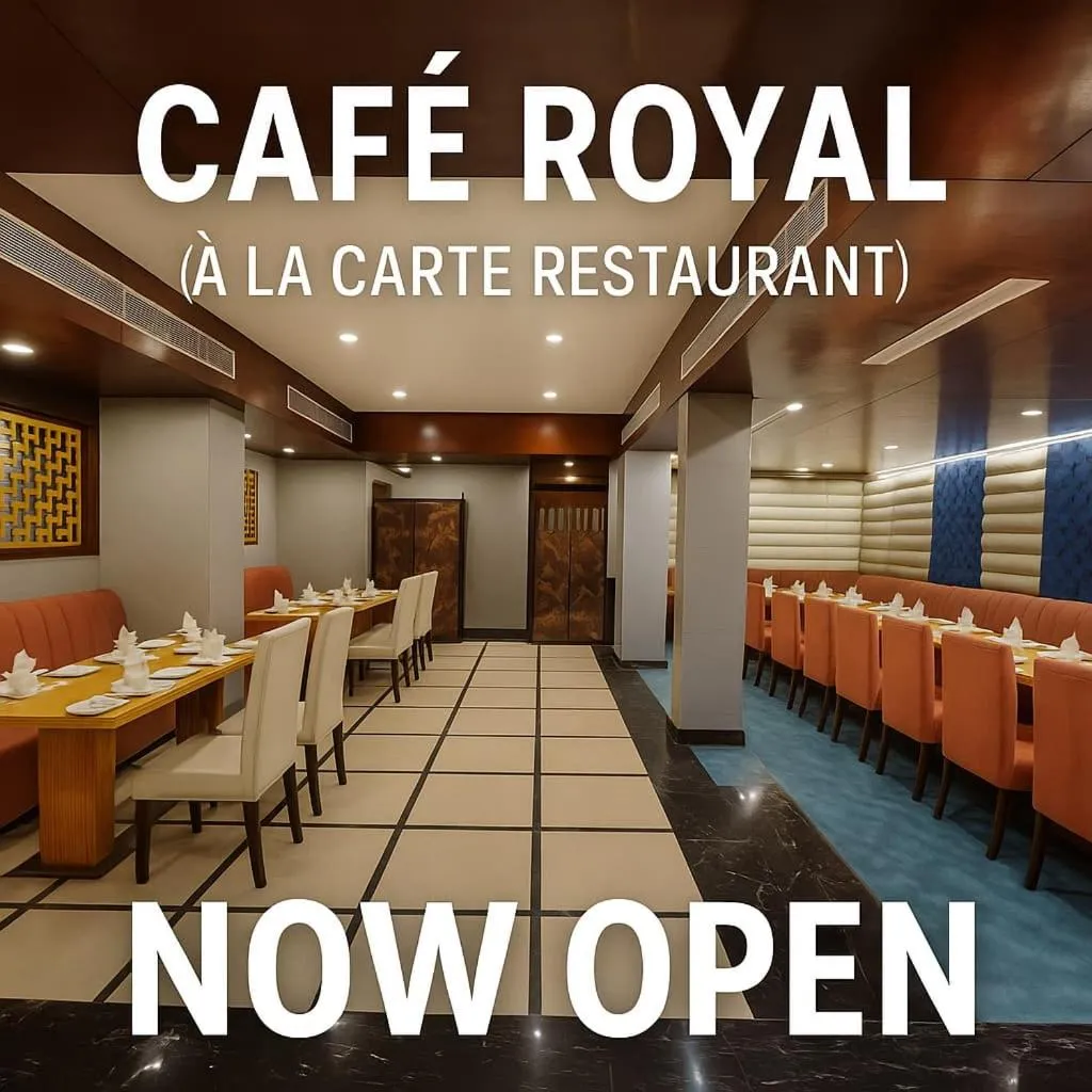 Restaurant/places to eat in The Central Park Hotel