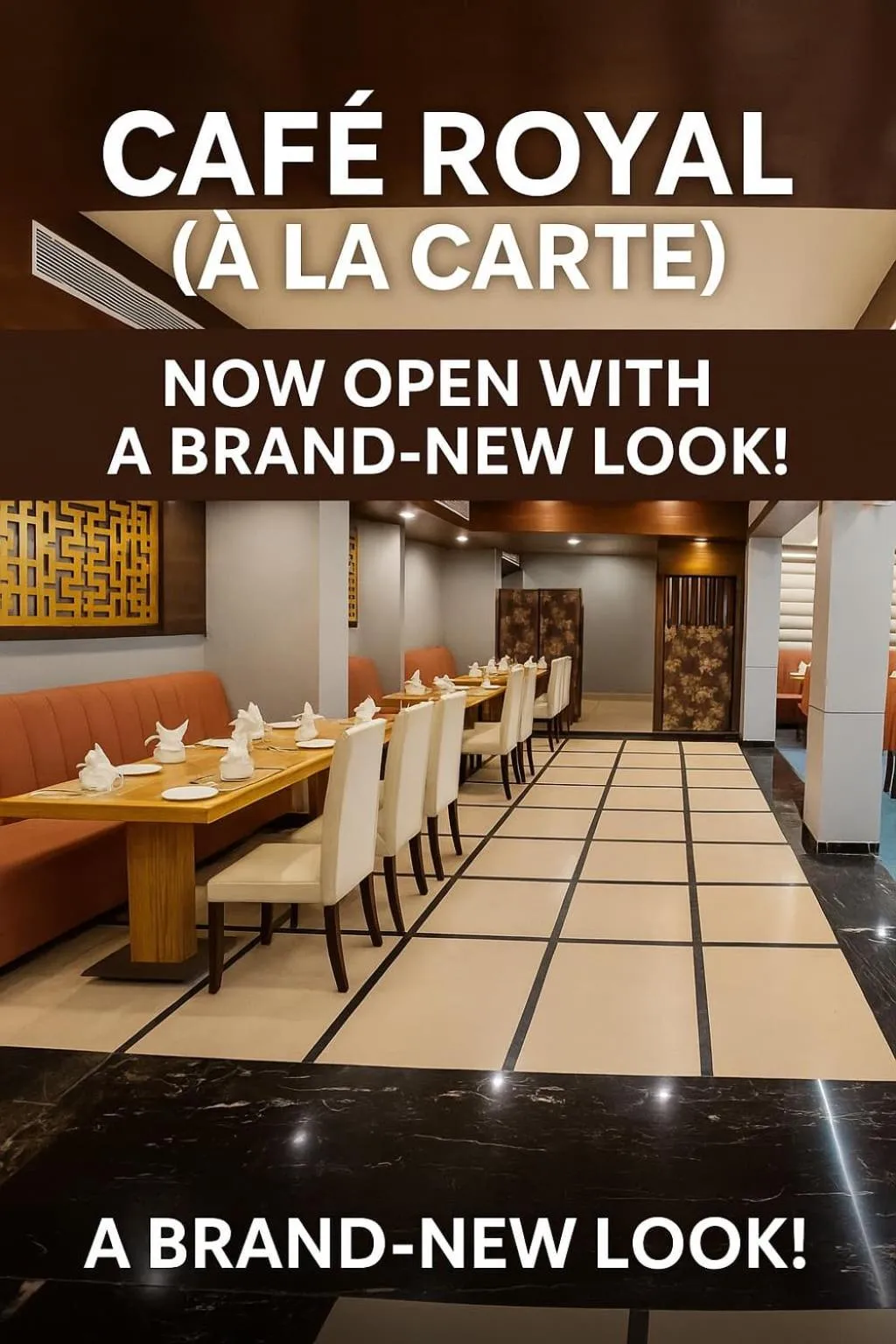 Restaurant/places to eat in The Central Park Hotel