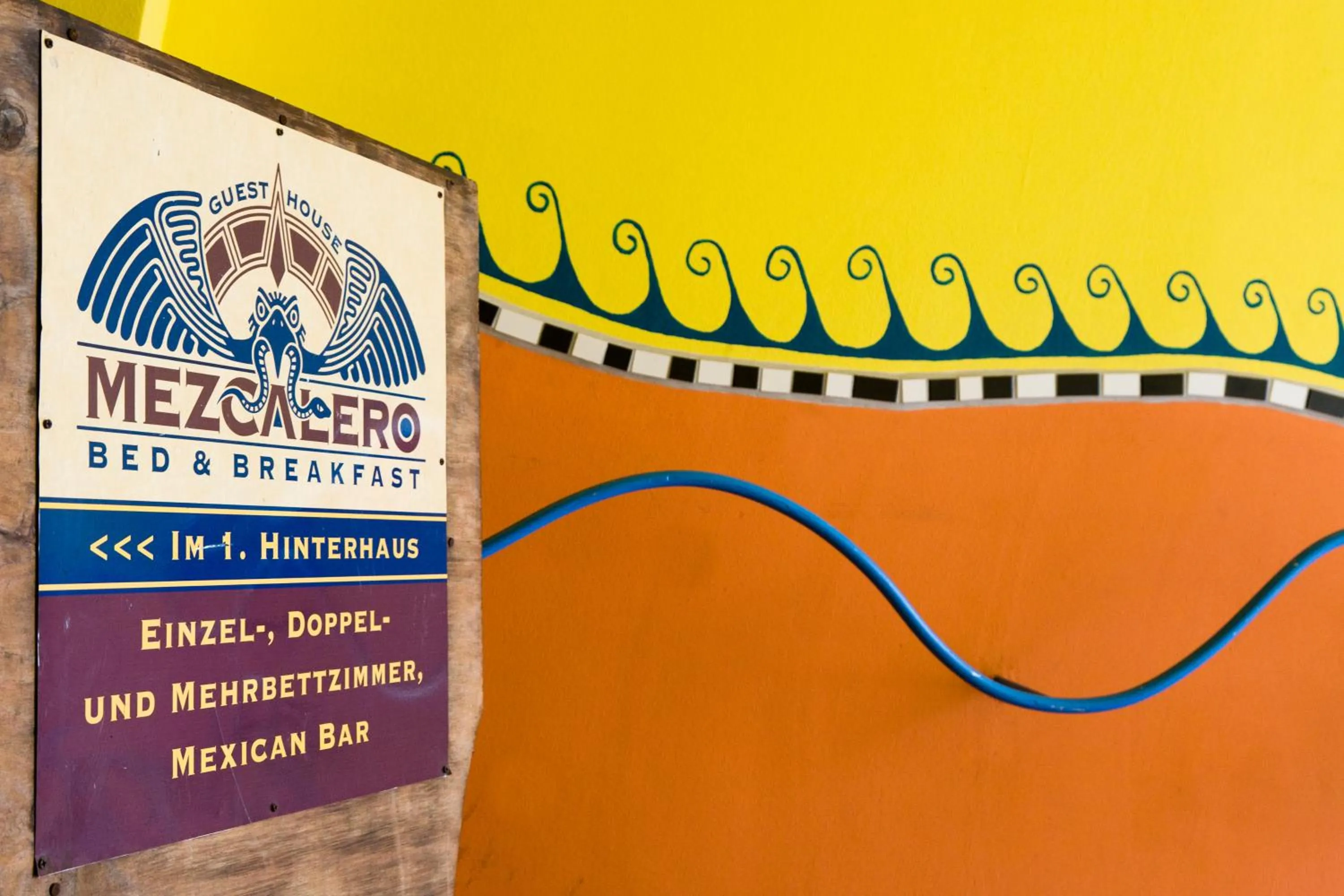 Logo/Certificate/Sign in Gästehaus Mezcalero