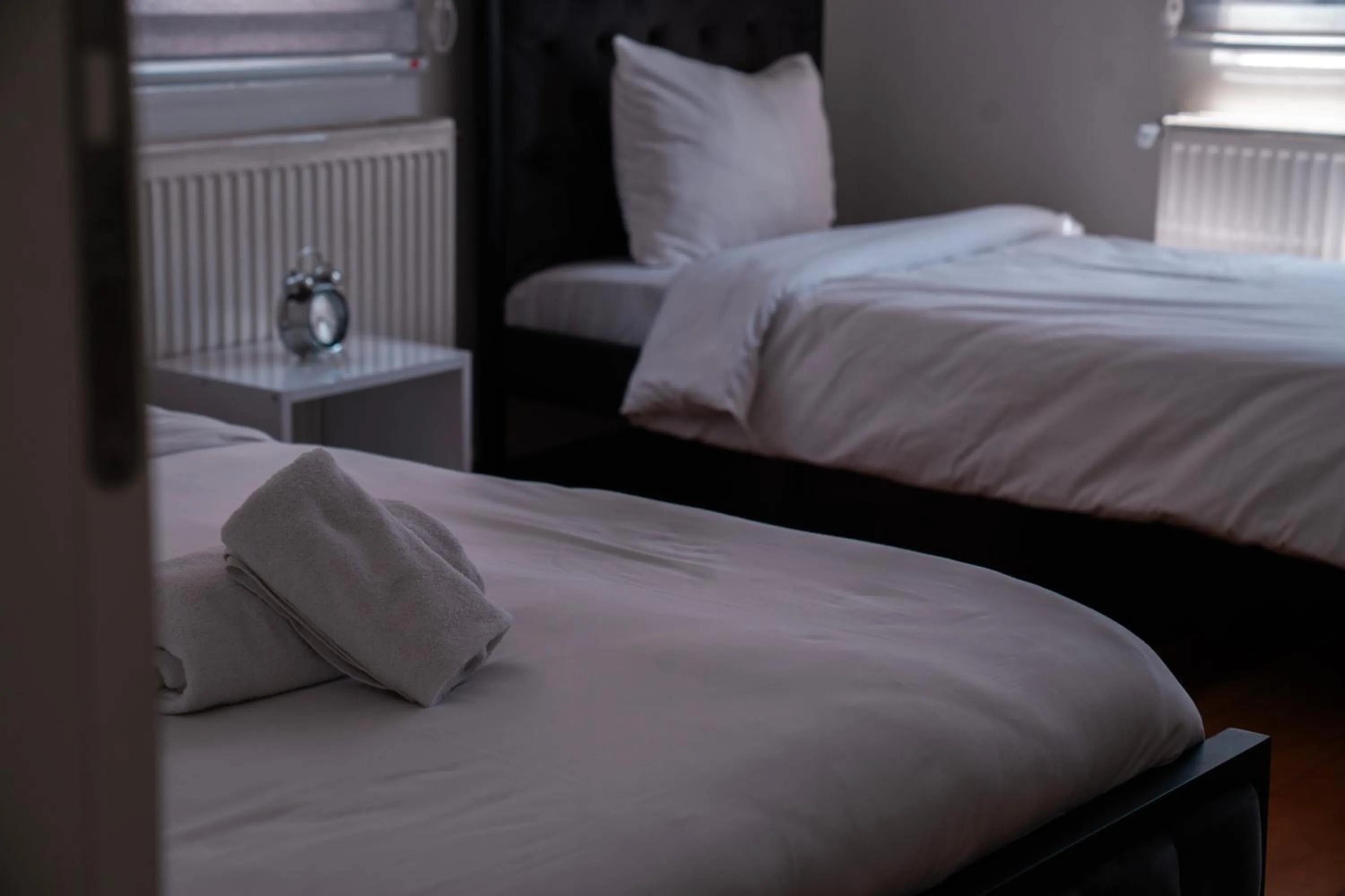 Bed in Taxim No1 Suites