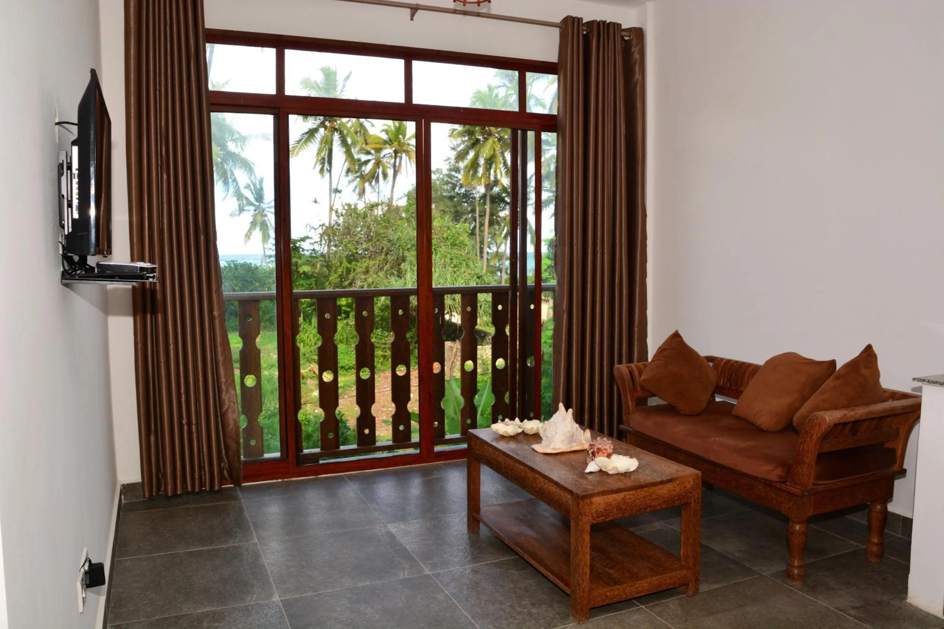 Seating area in Zanoceanique Hotel