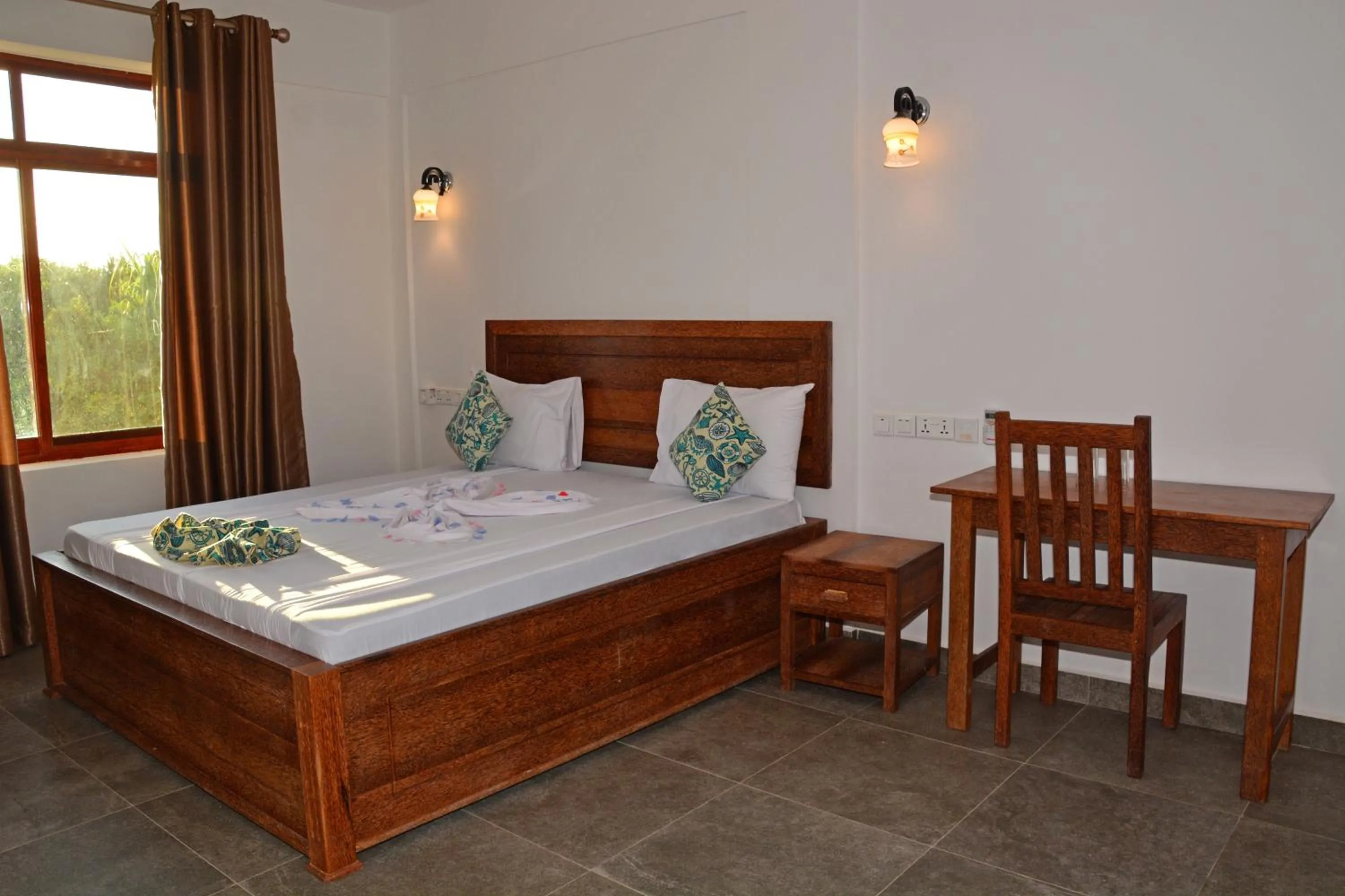 Bed in Zanoceanique Hotel