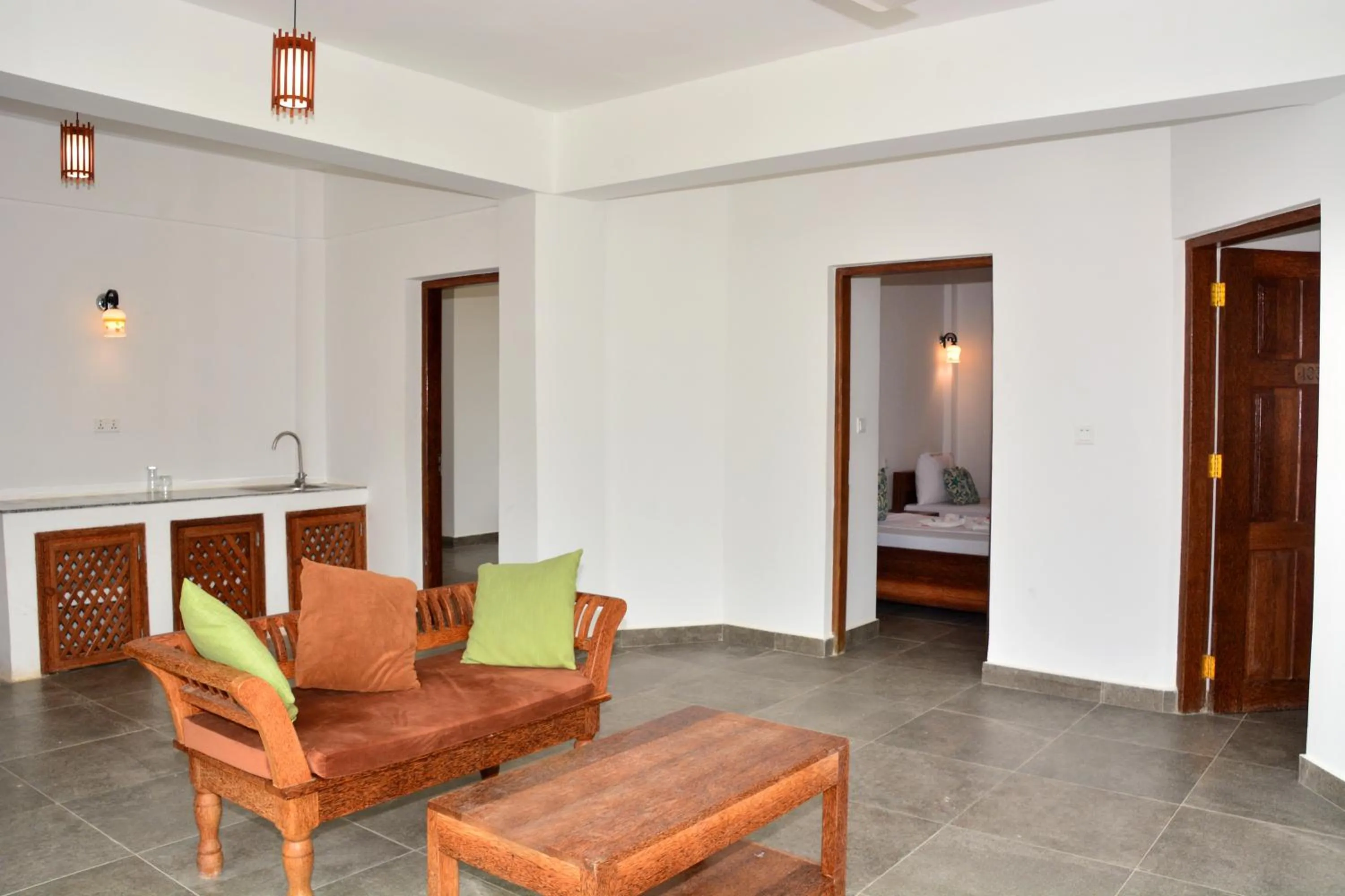 Seating area in Zanoceanique Hotel