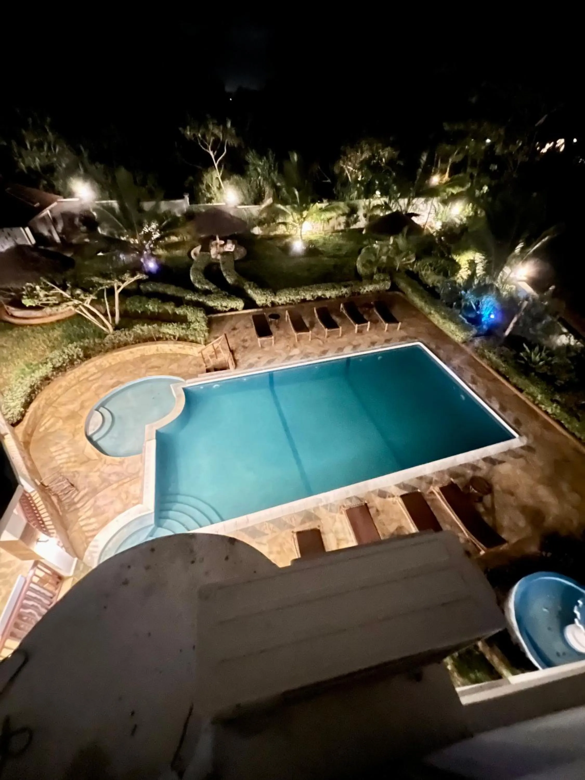 Pool view in Zanoceanique Hotel