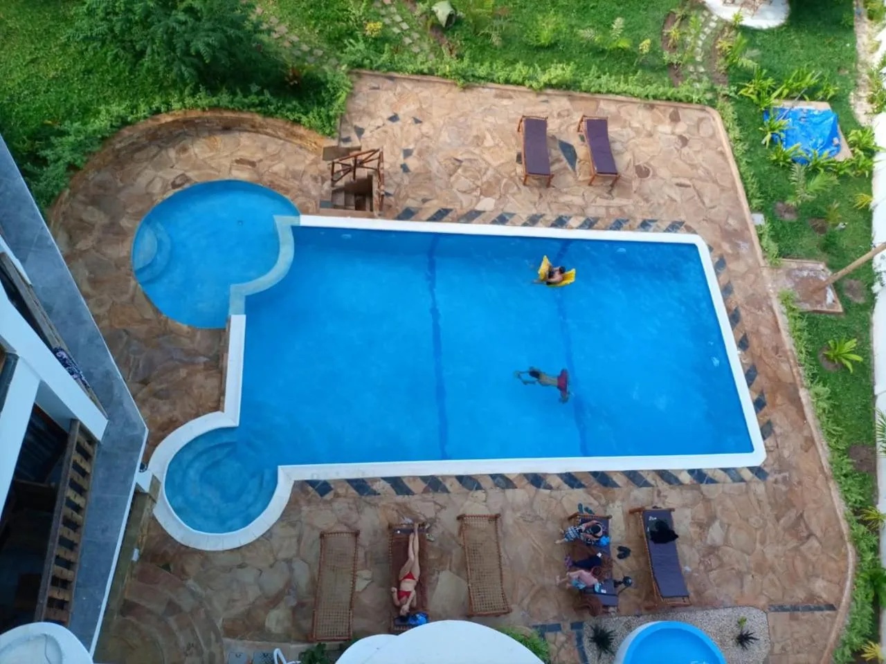 Pool view in Zanoceanique Hotel