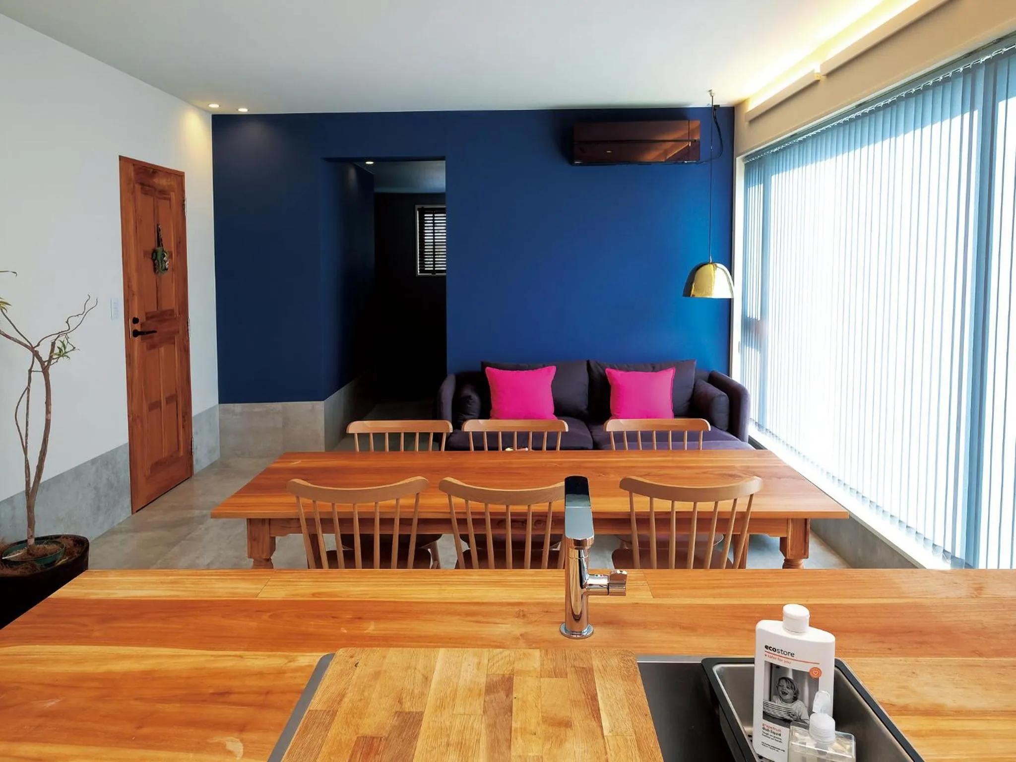 Kitchen or kitchenette in CHULAX OKINAWA YOMITAN【Designer Condominium Hotel】