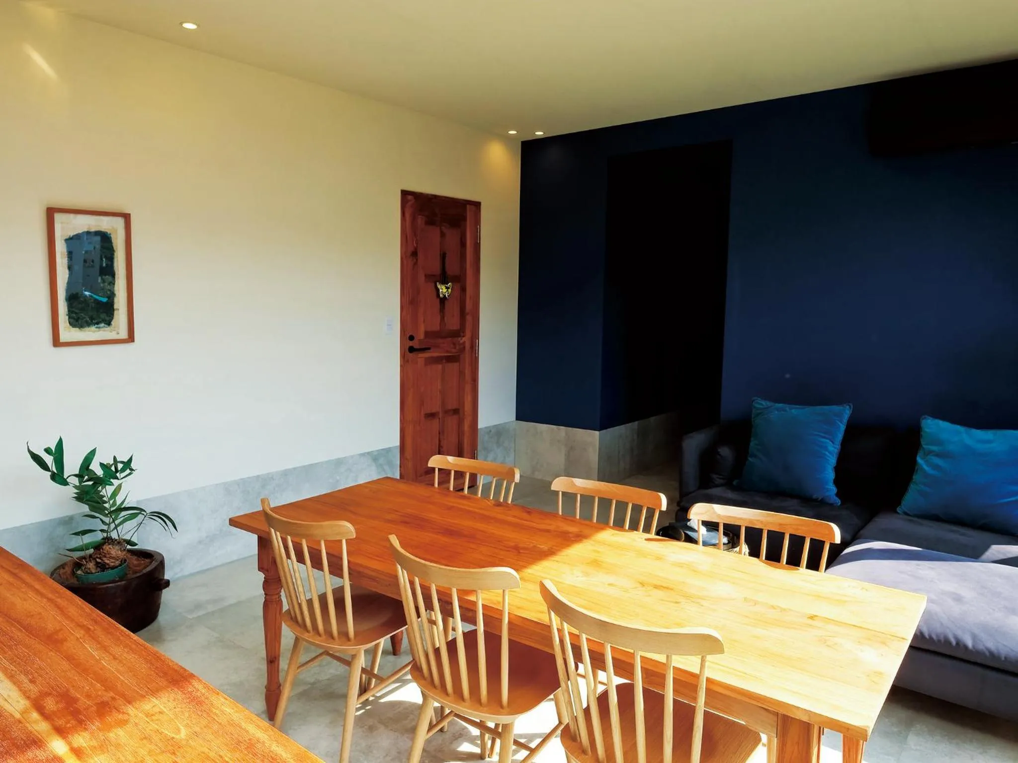 Living room in CHULAX OKINAWA YOMITAN【Designer Condominium Hotel】