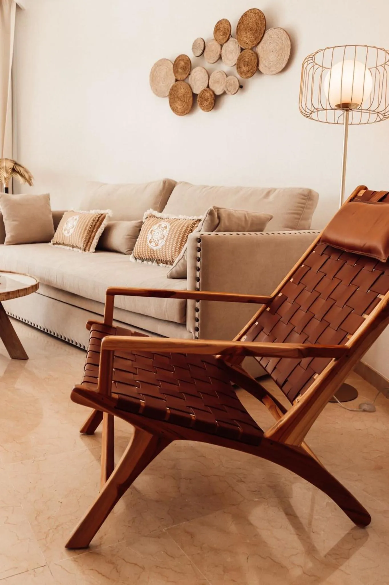 Living room in Villa Piccola by Cassai