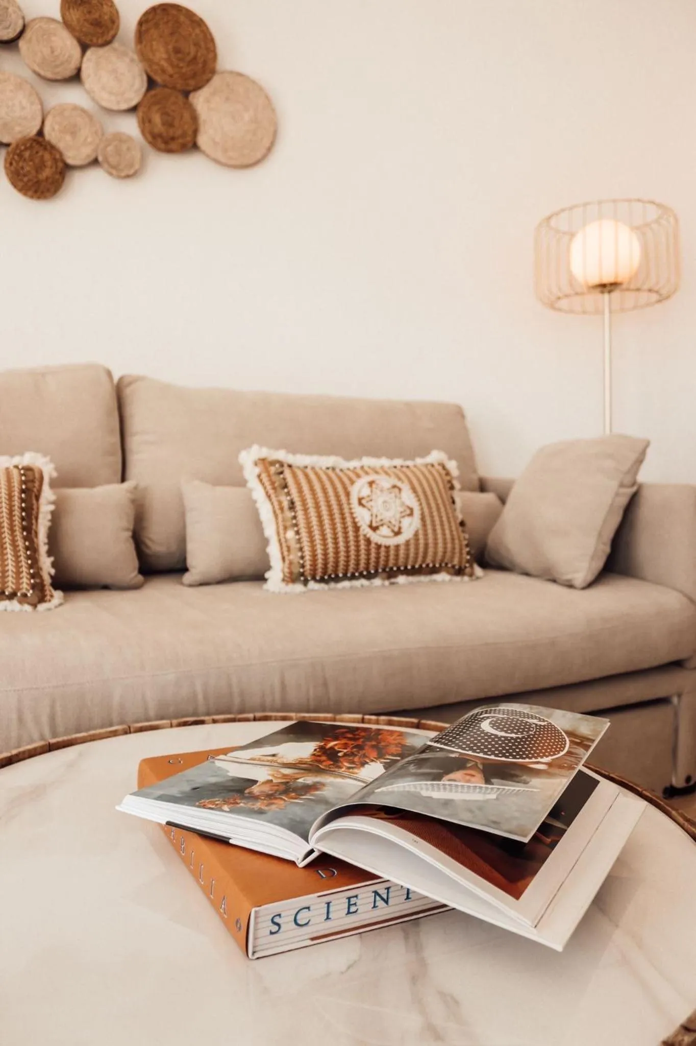 Living room in Villa Piccola by Cassai