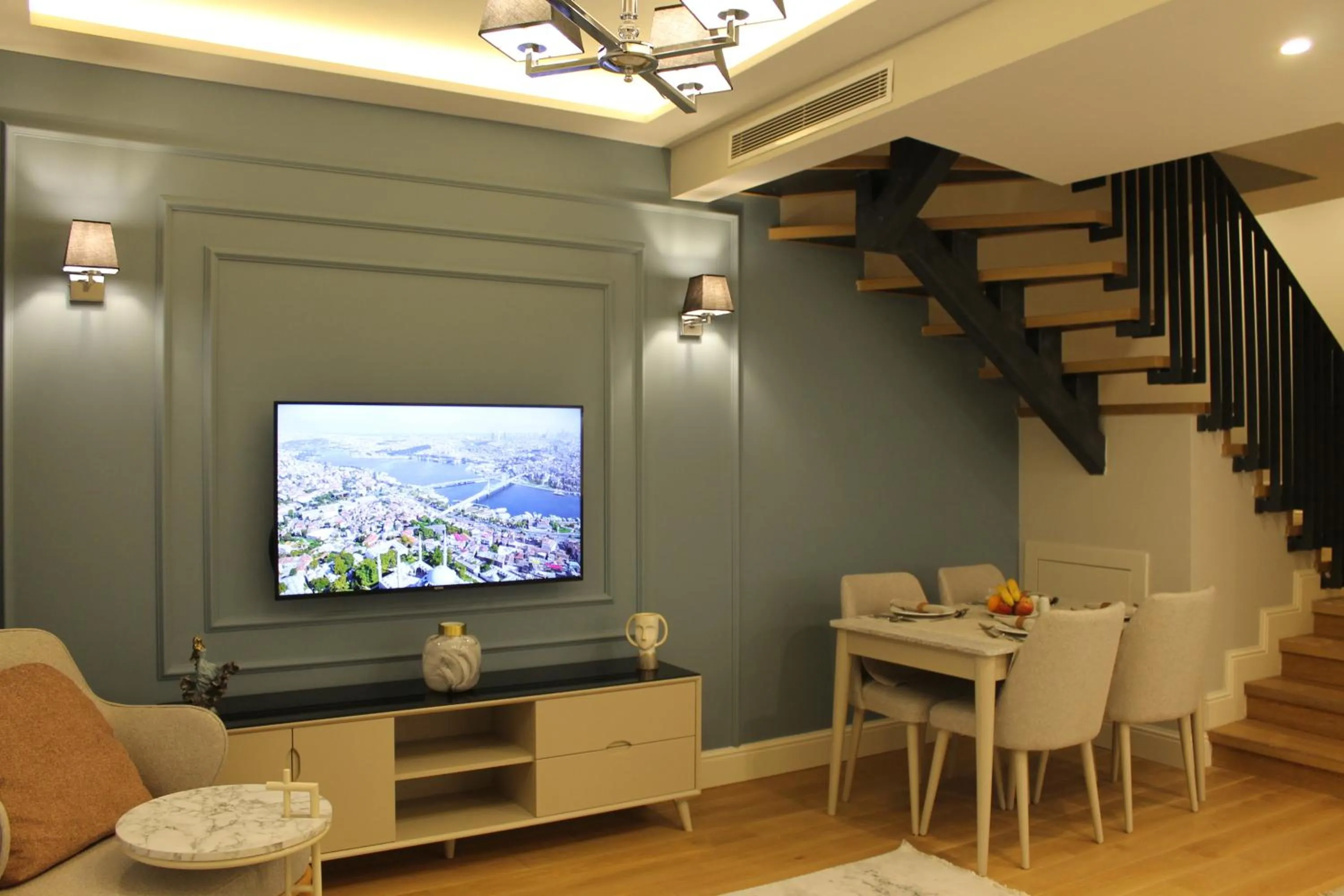 Seating area in Garlon Residence