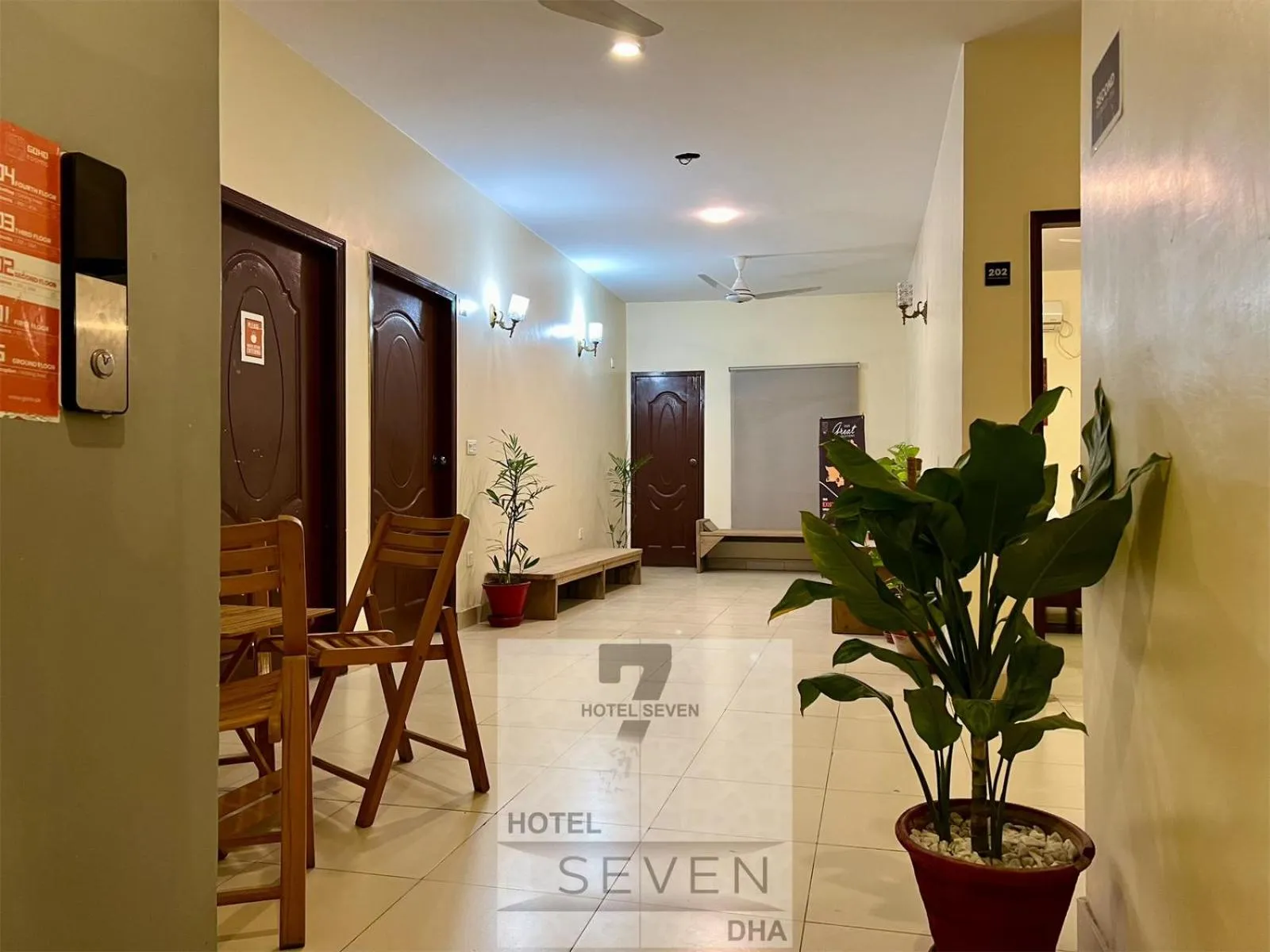 Living room in Hotel 7 DHA