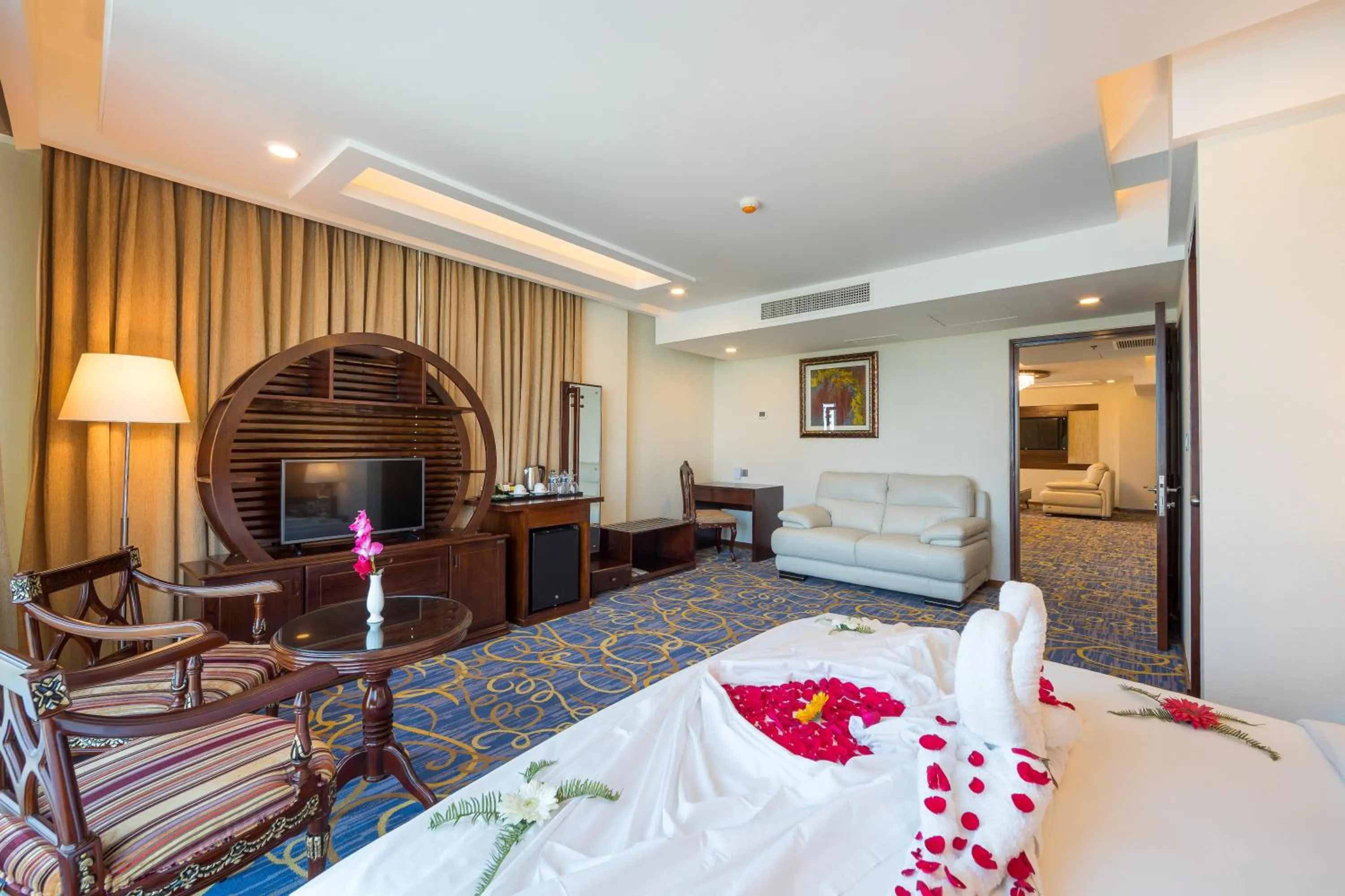 Photo of the whole room, Bed in Grand Palace Hotel & Resort Sylhet