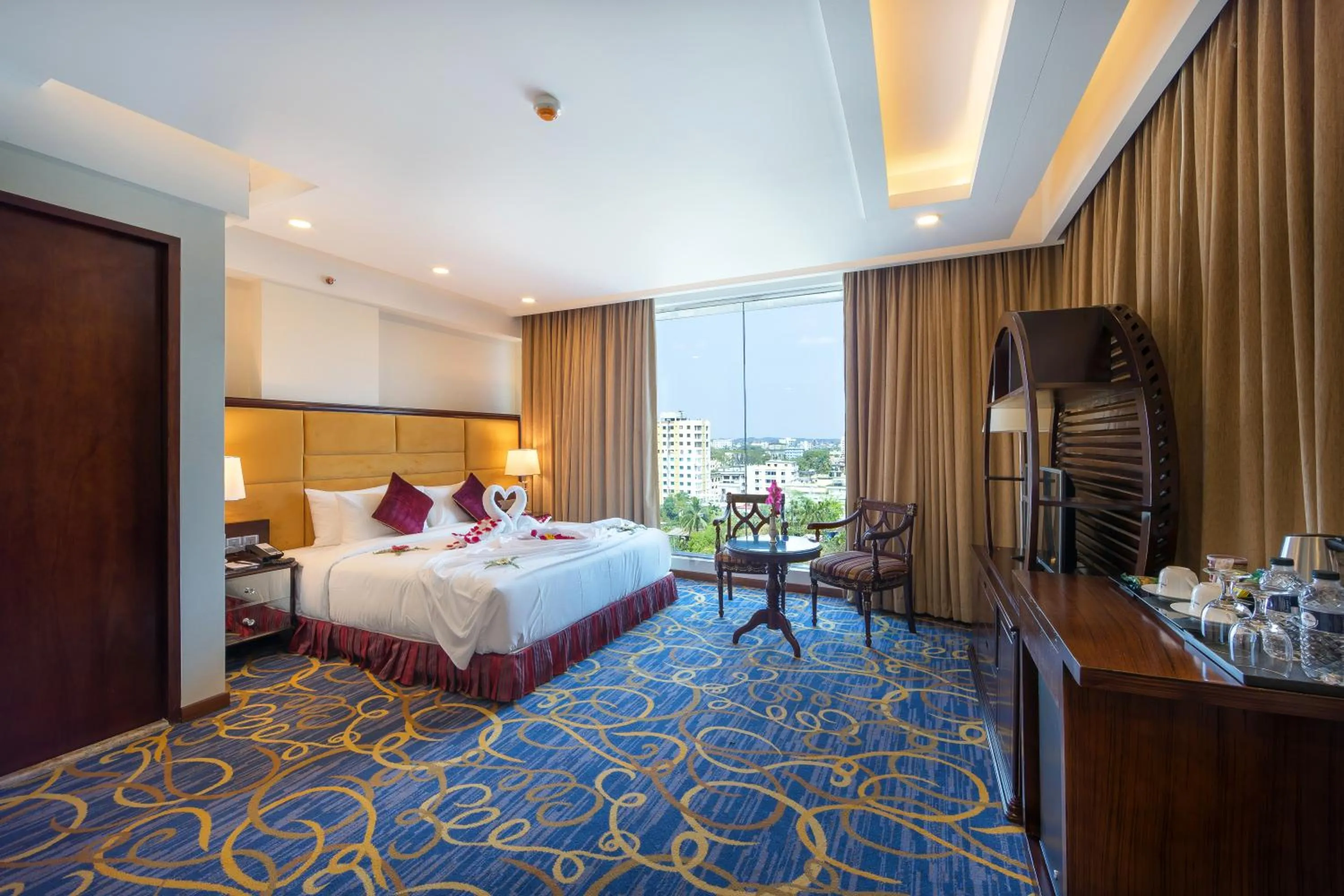 Bedroom, Bed in Grand Palace Hotel & Resort Sylhet