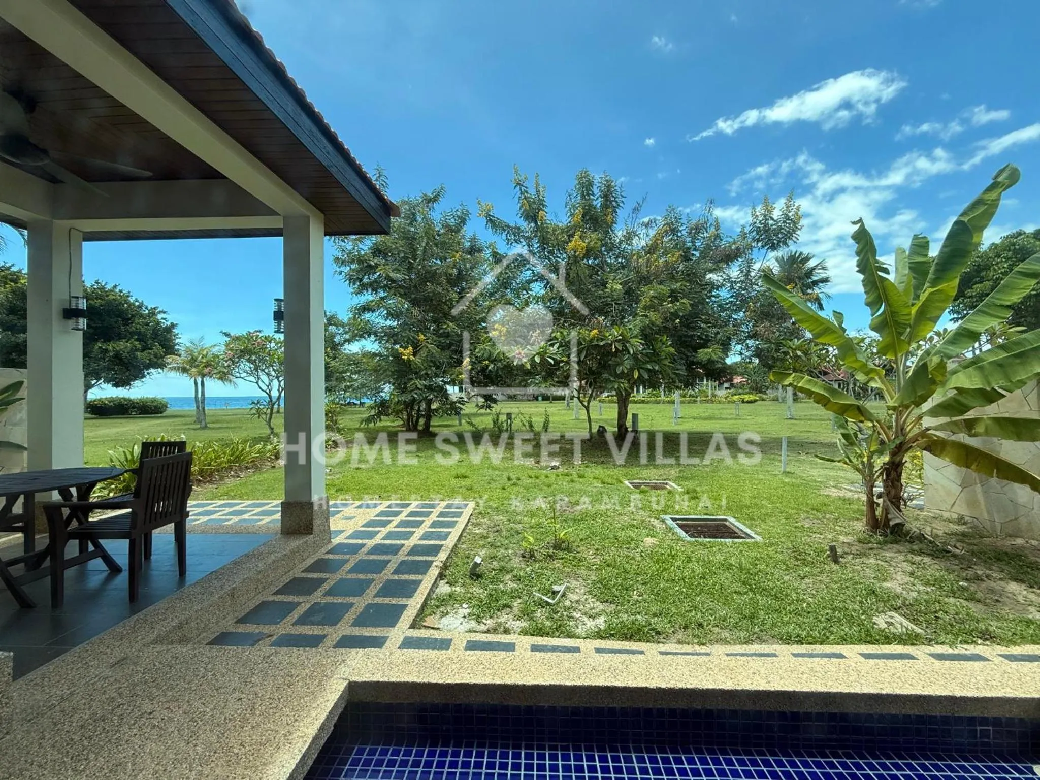 Garden view in Home Sweet Villas, Karambunai