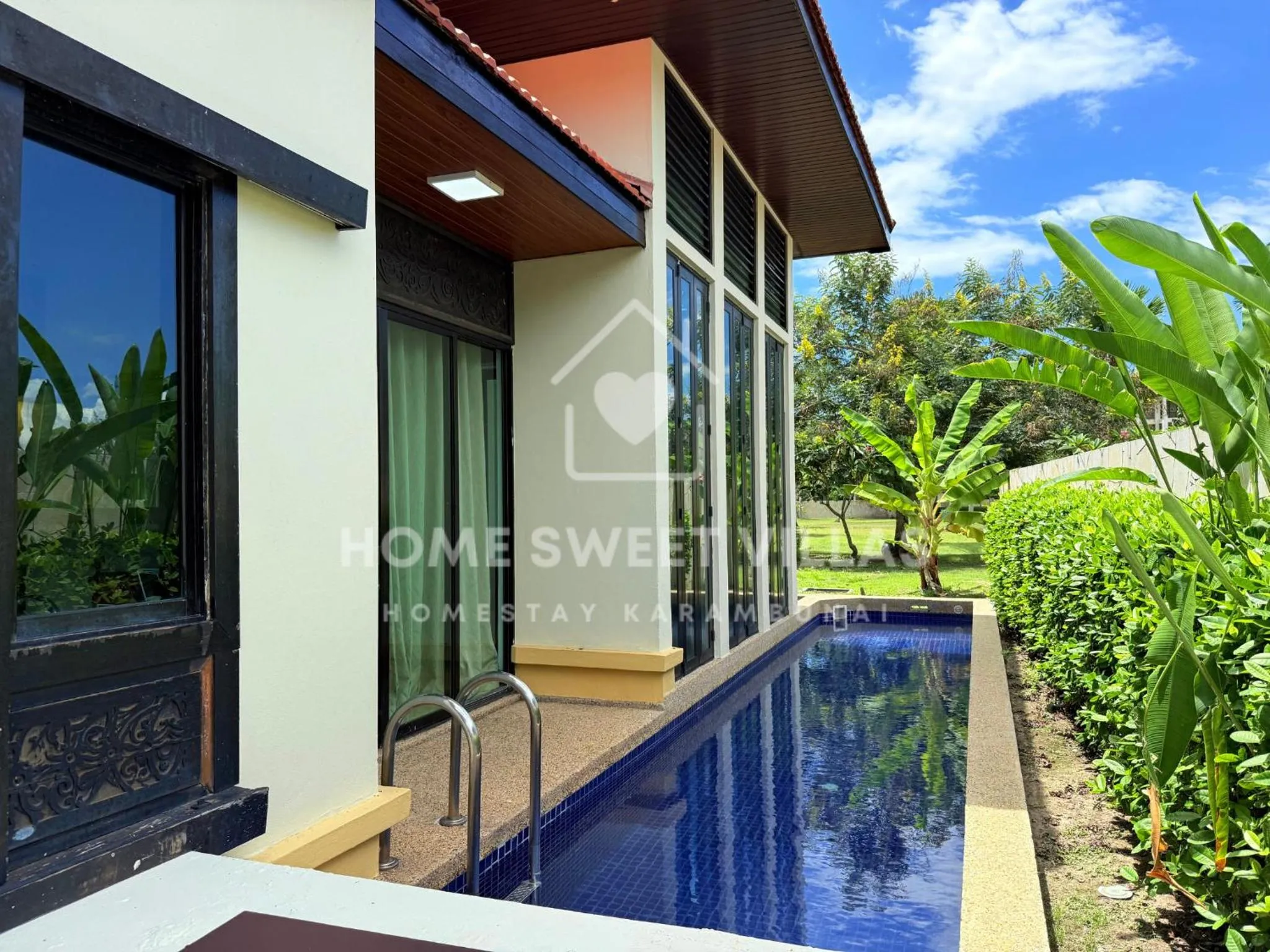 Garden view in Home Sweet Villas, Karambunai